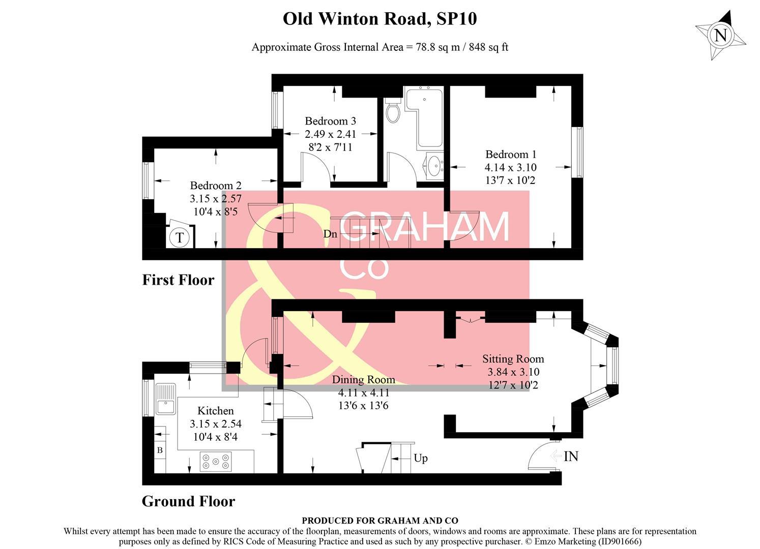 142, Old Winton Road, Andover floorplan