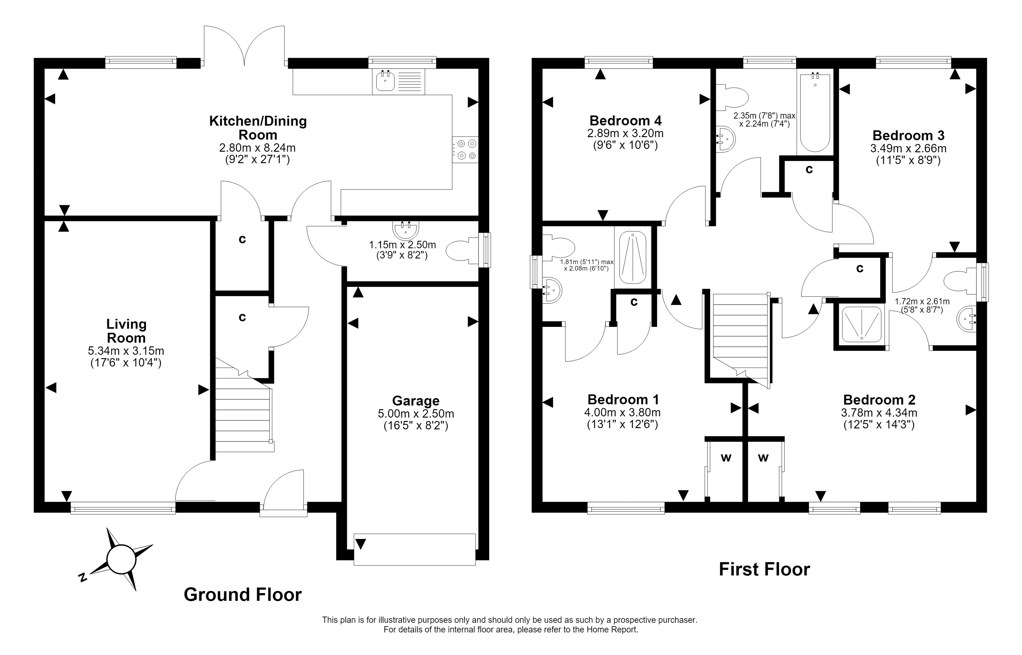 11, Monteith Place, Bilston floorplan