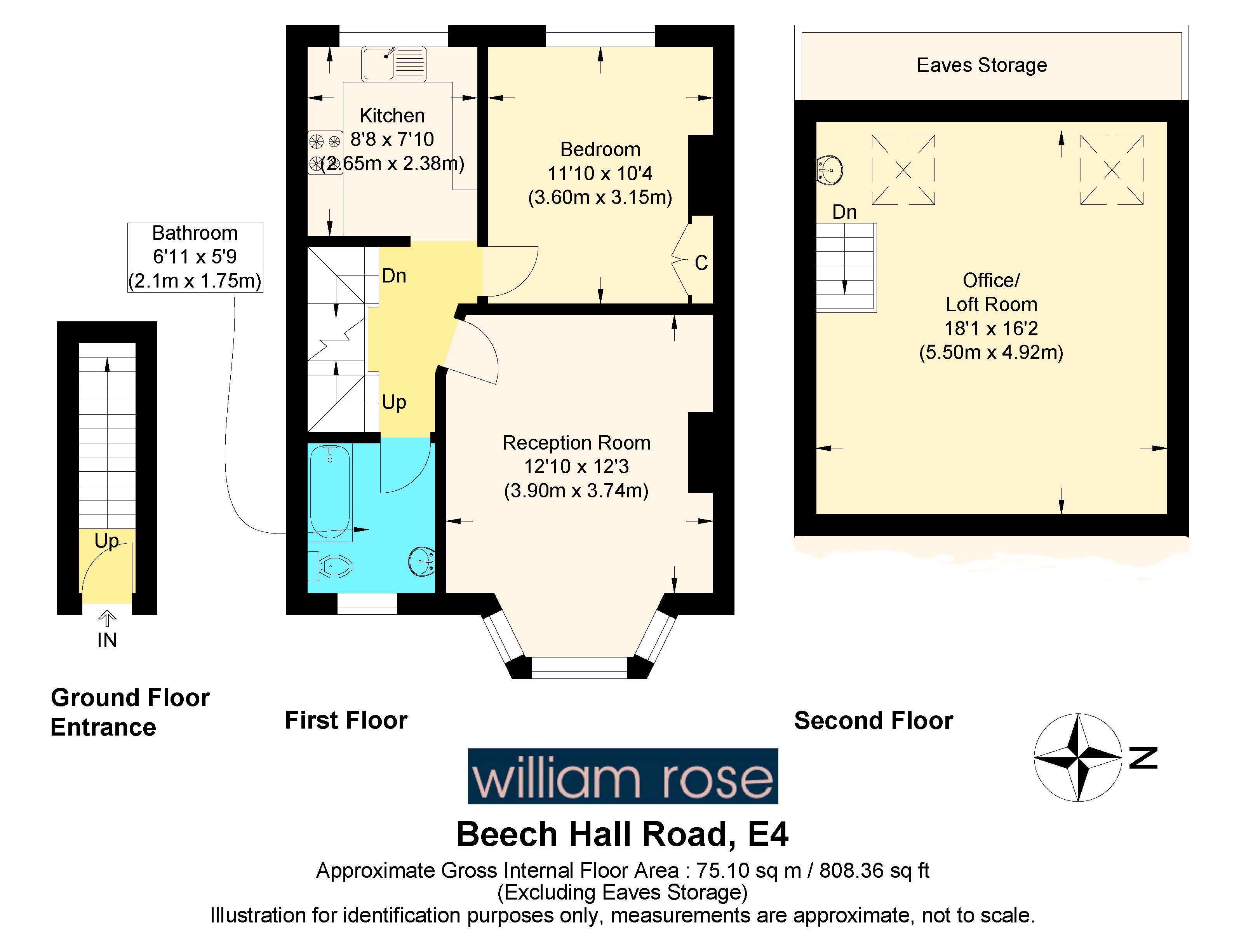 Beech Hall Road, Highams Park, London E4, 1 bedroom flat for sale