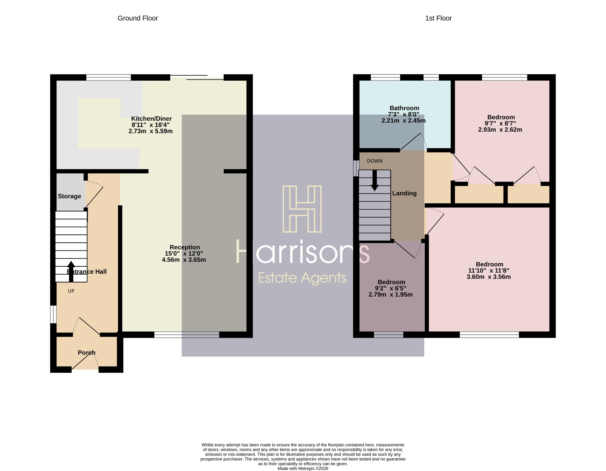 46 Old Vicarage, Westhoughton, Lancashire floorplan