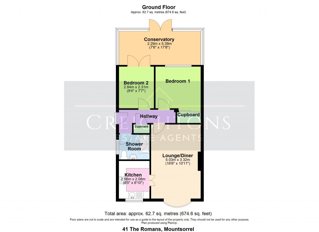 41, The Romans, Loughborough floorplan