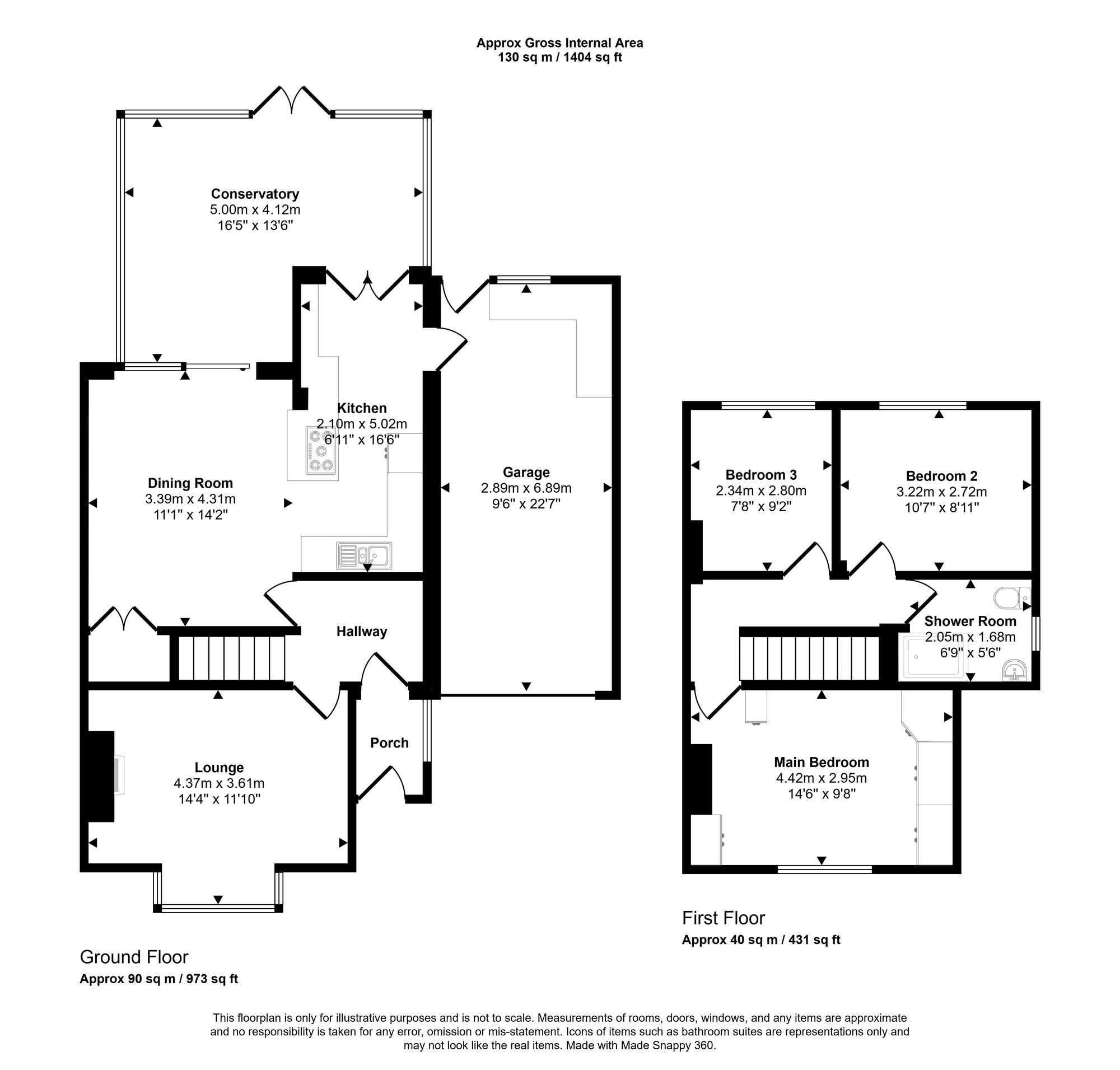 5 Manor Road, Wigan floorplan