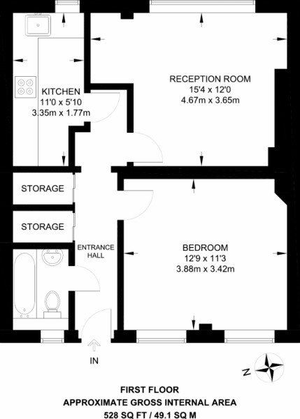 Fort Road, London, SE1 floorplan