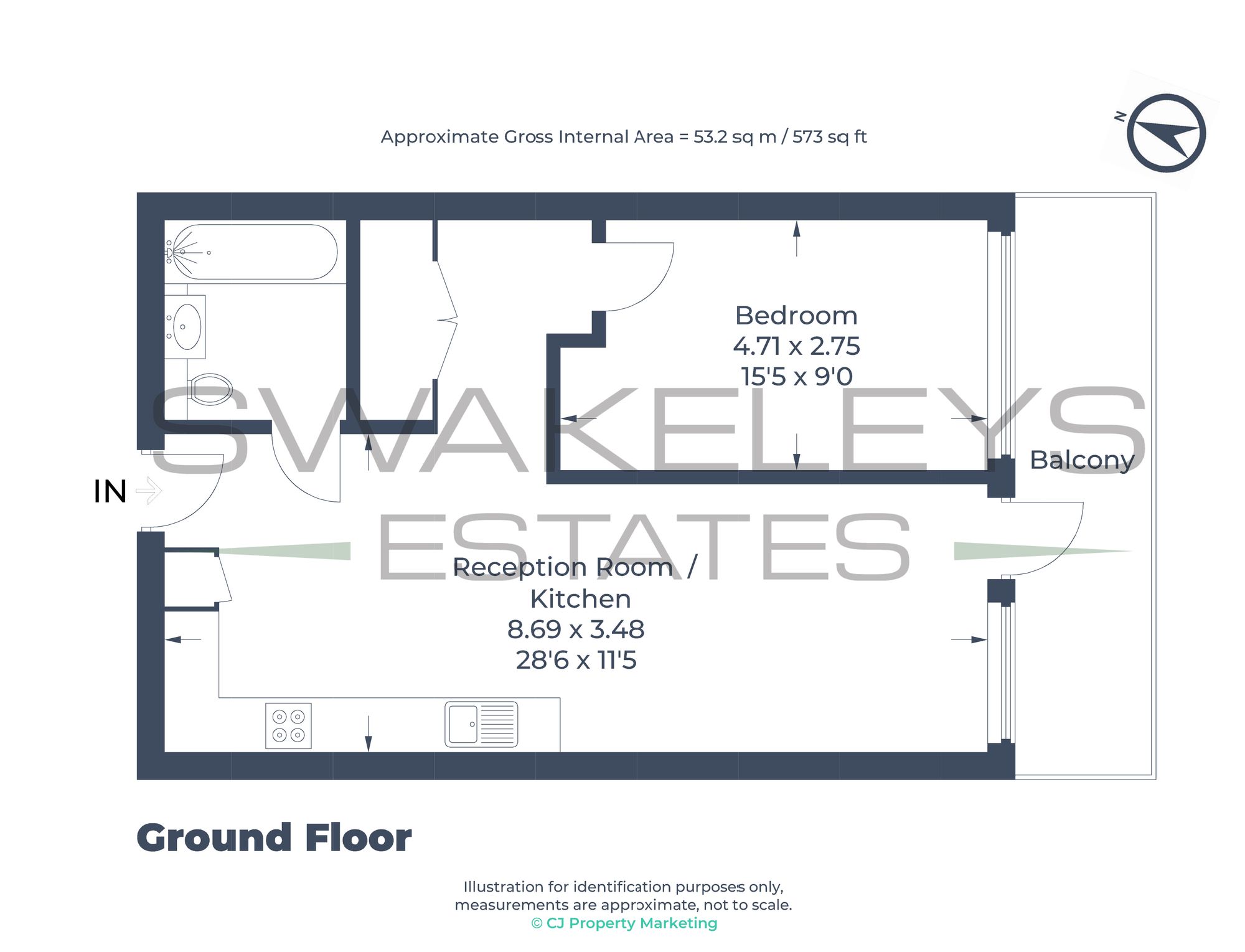 Churchill Road, Uxbridge floorplan