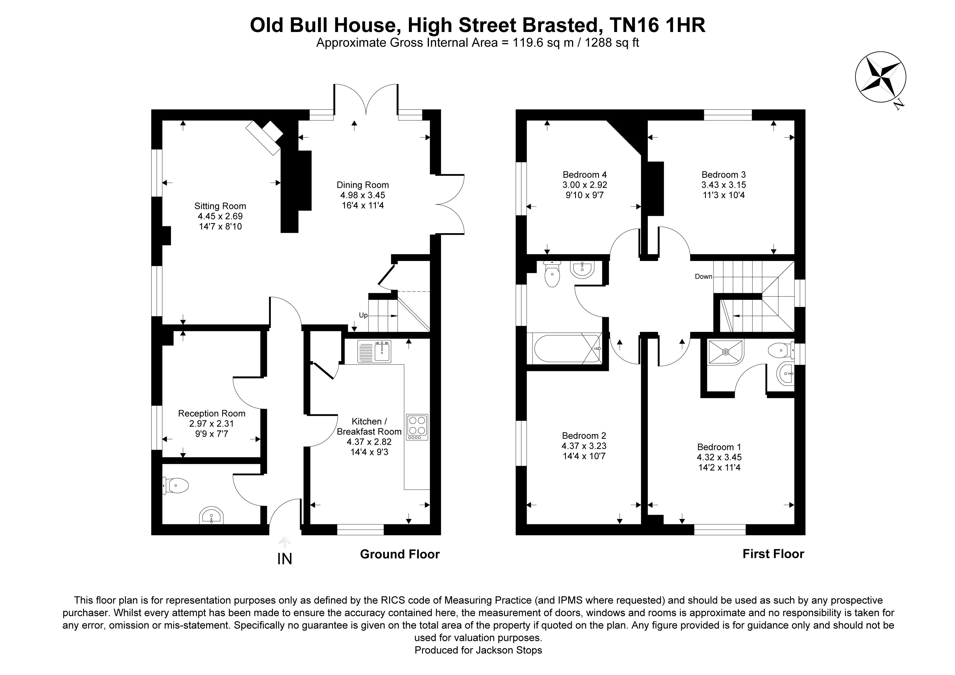 Old Bull House,, High Street, Westerham floorplan