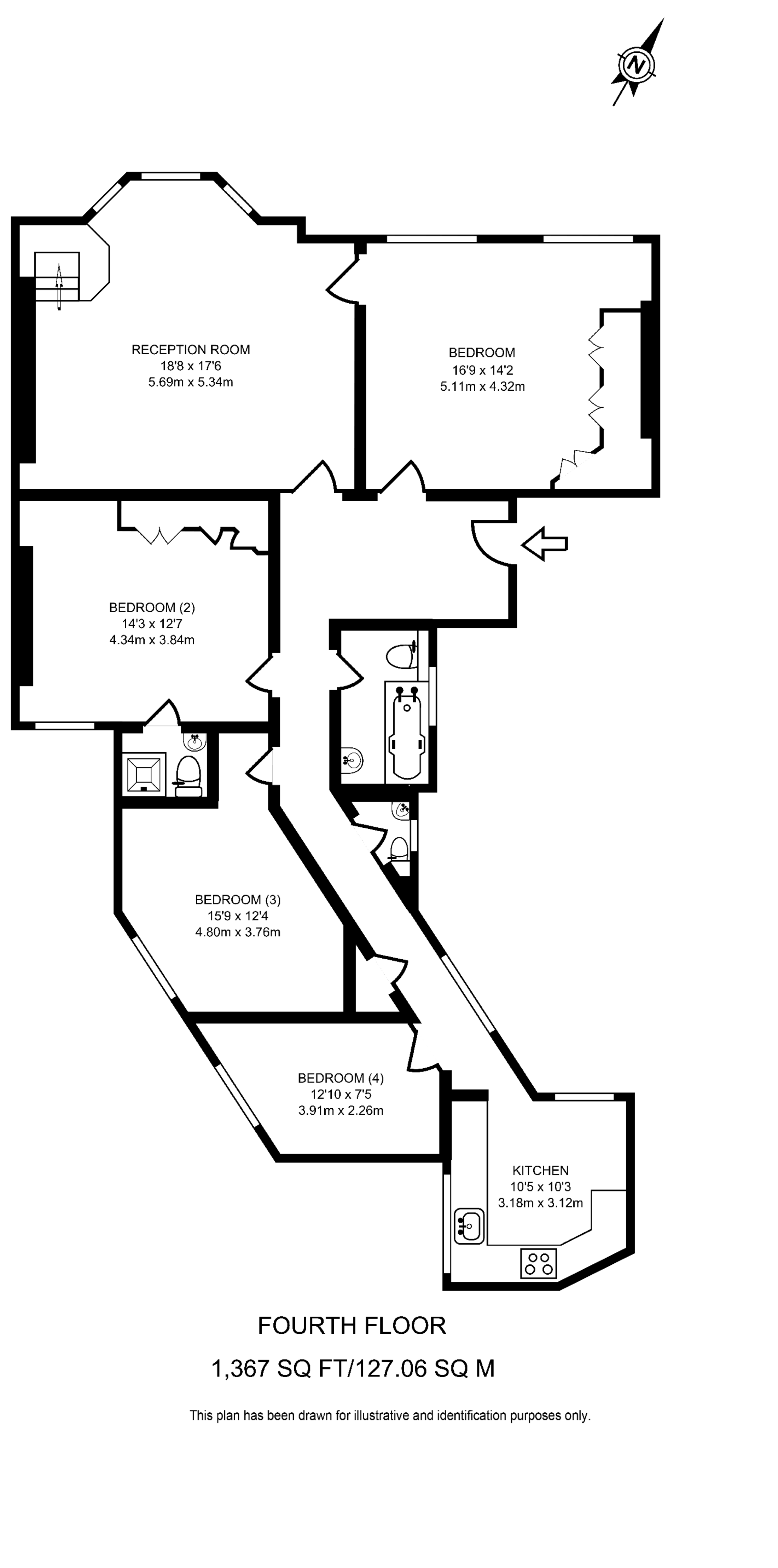 Manor House, Marylebone floorplan
