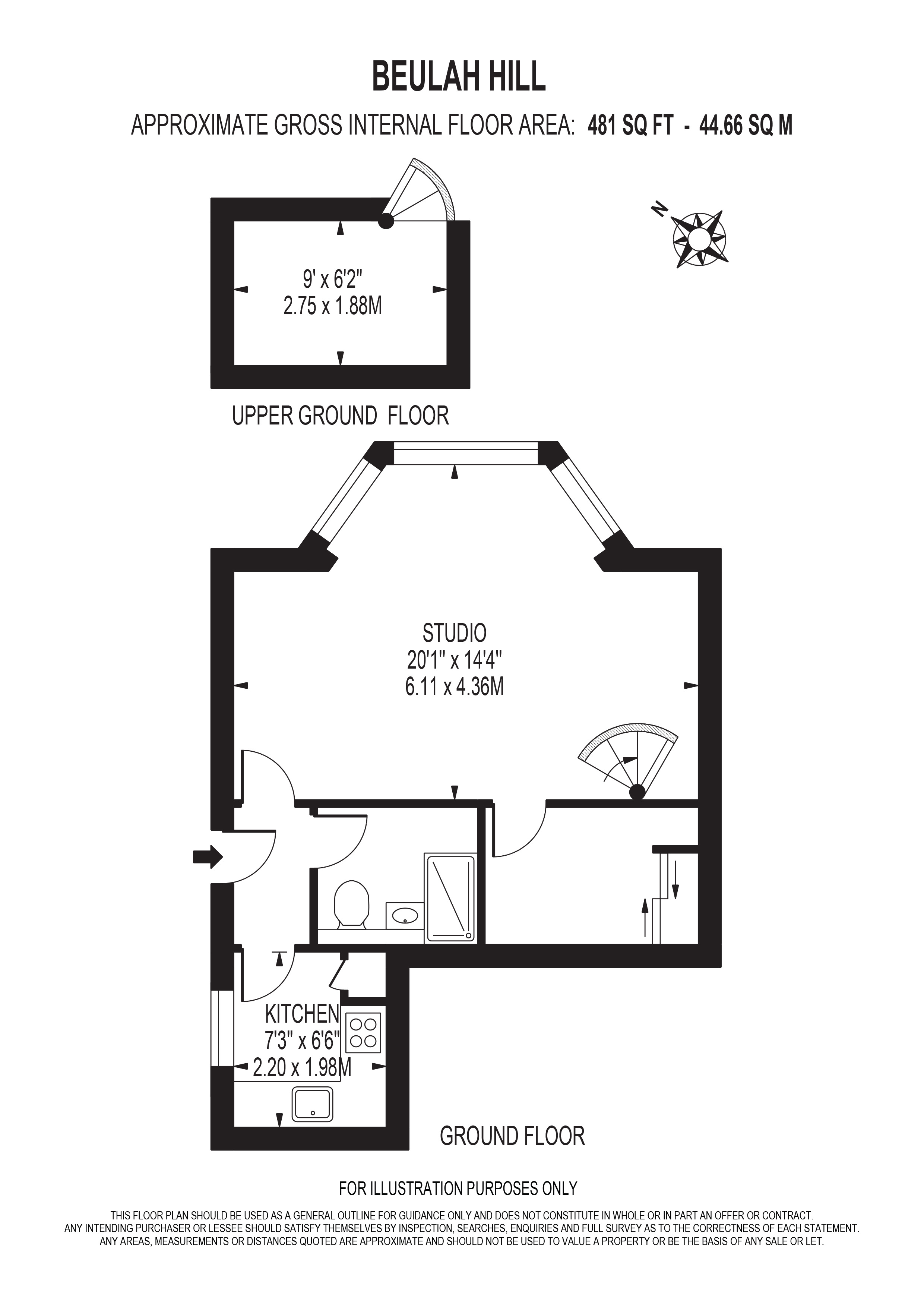 Beulah Hill, Upper Norwood floorplan