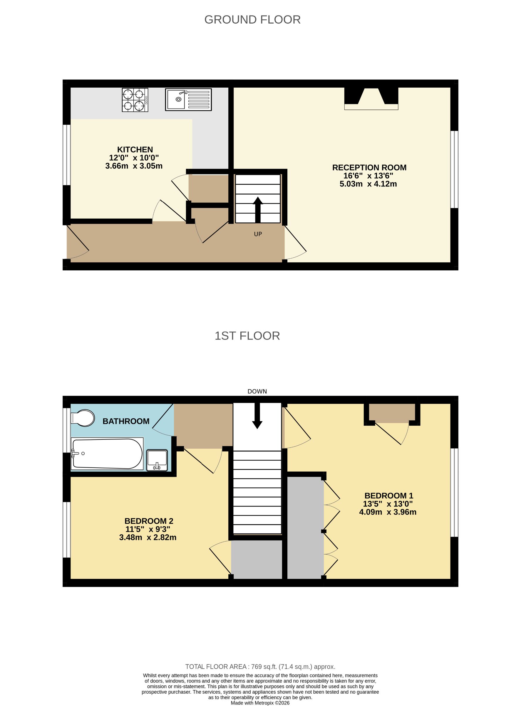 3 Roymount Court, Twickenham floorplan