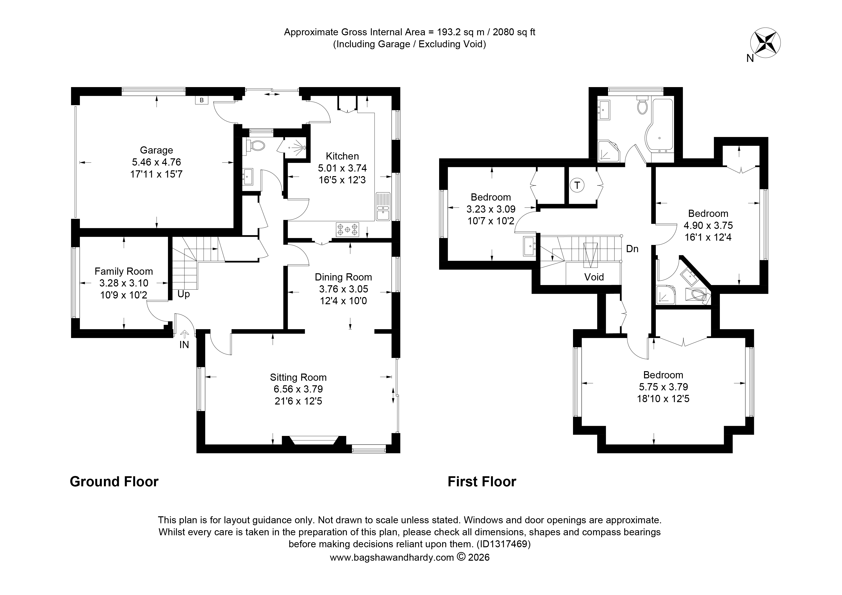 72, Horseshoe Lane East, Guildford floorplan