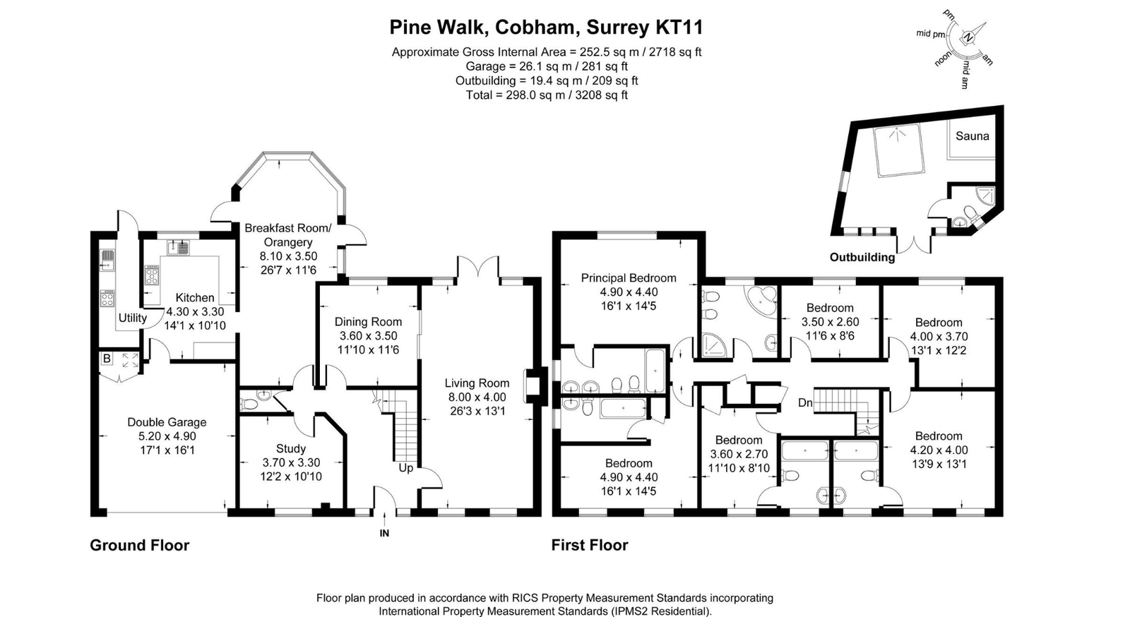 Pine Walk, Cobham floorplan