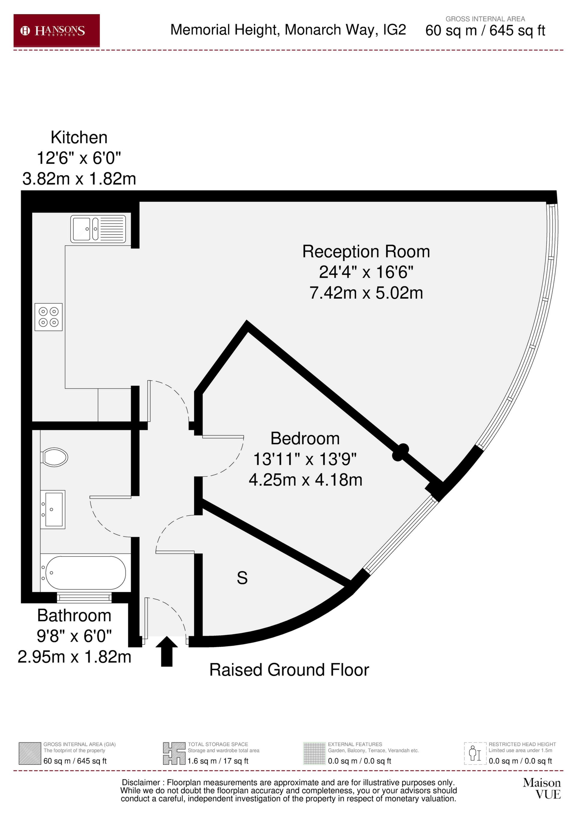 75, Memorial Heights, Newbury Park, Ilford floorplan