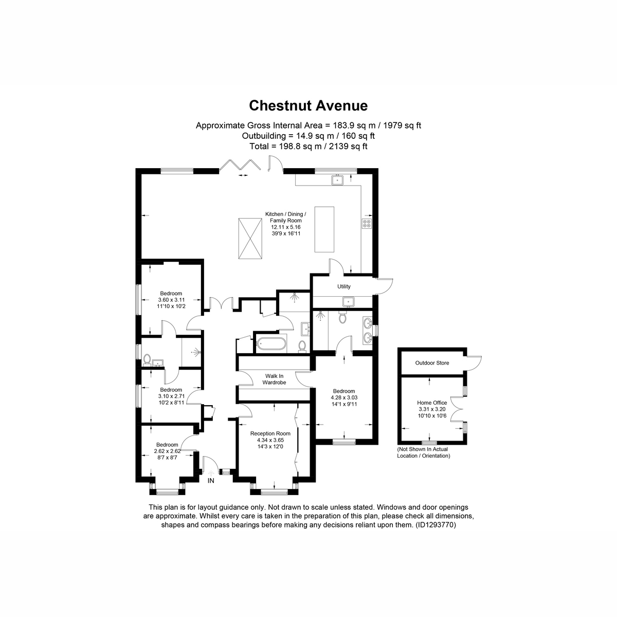 9, Chestnut Avenue, Chesham floorplan