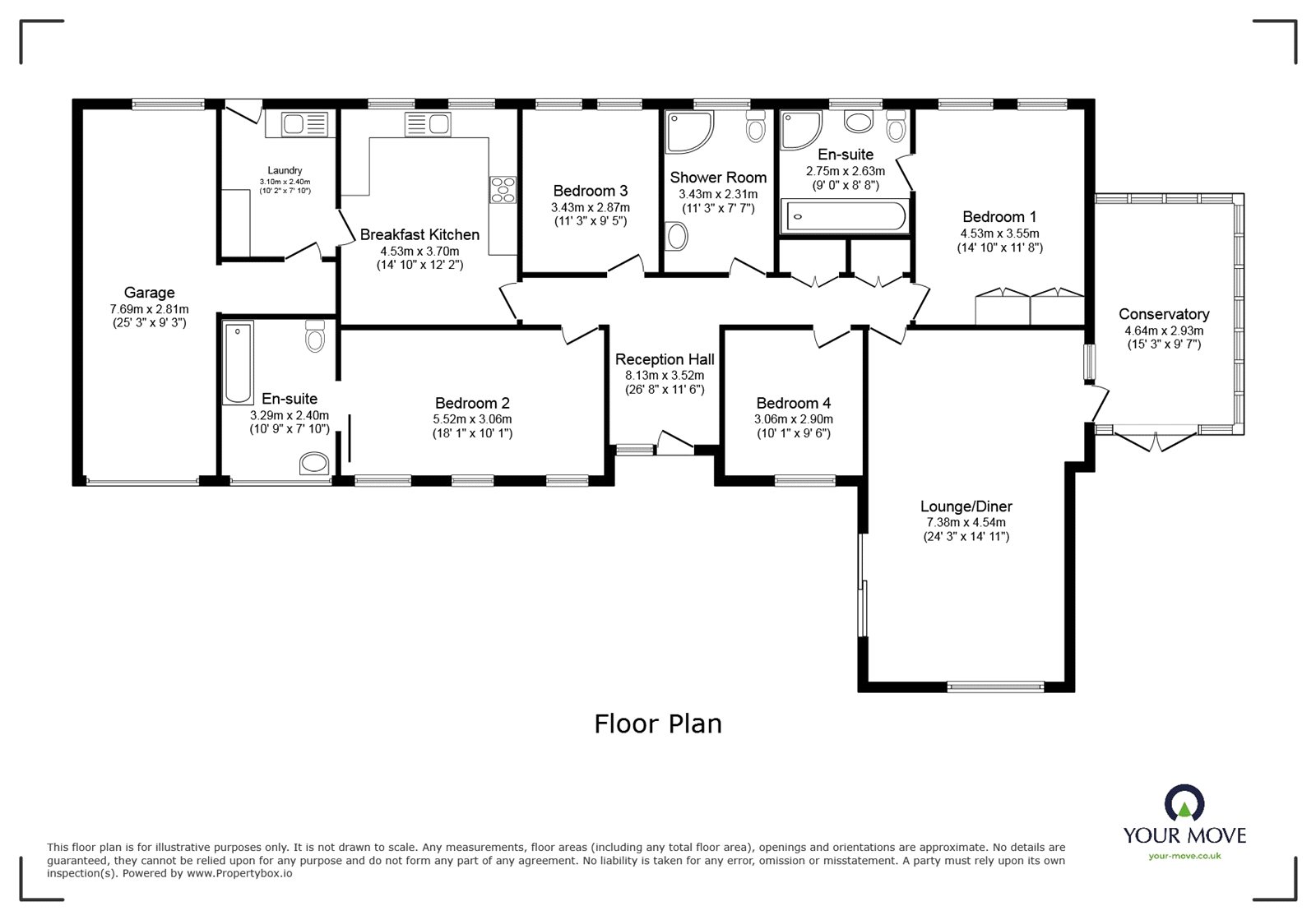 5, Winchester Drive, Hinckley floorplan