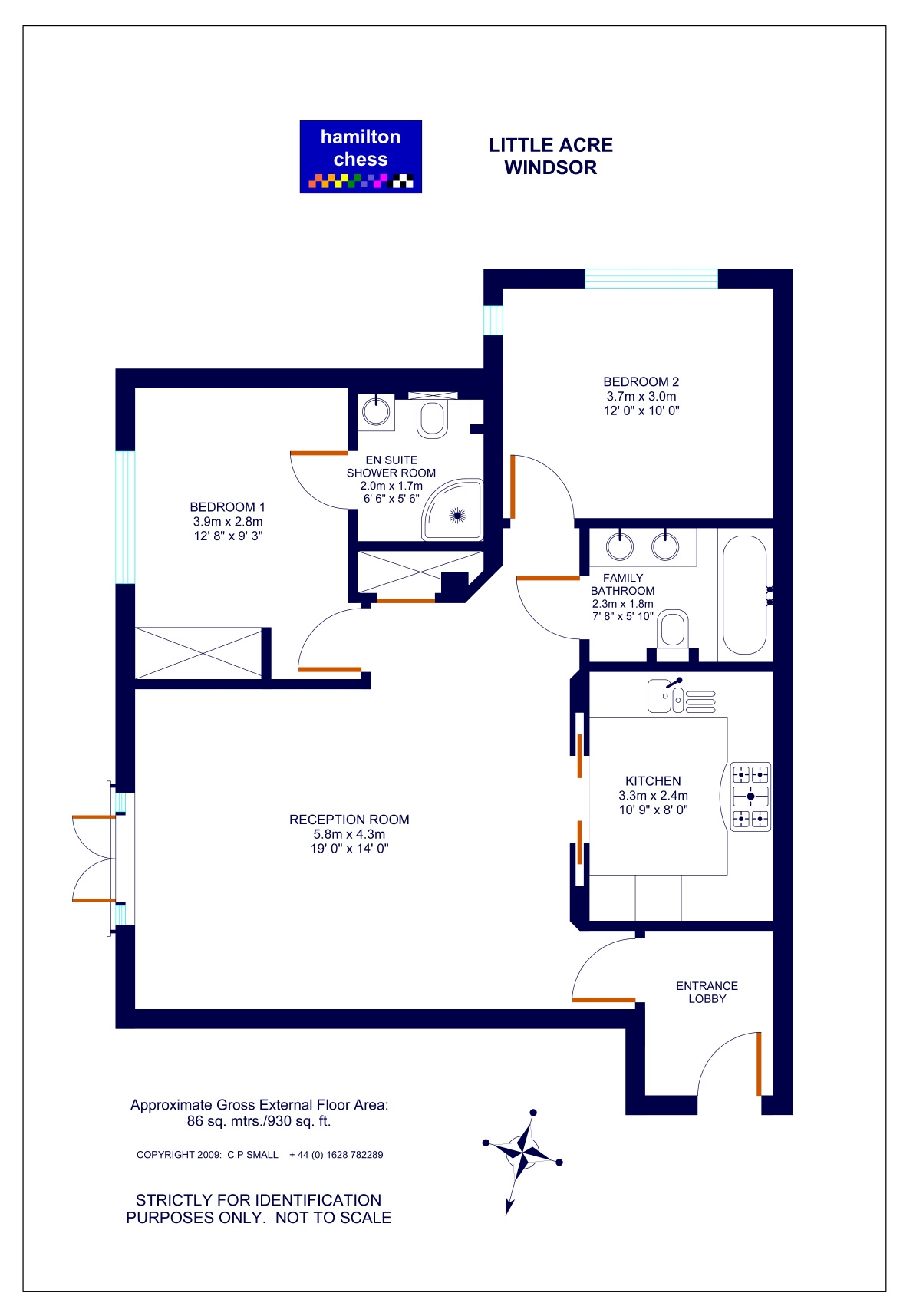 2 Bedrooms Flat to rent in Littleacre, Hermitage Lane, Windsor, Berkshire SL4
