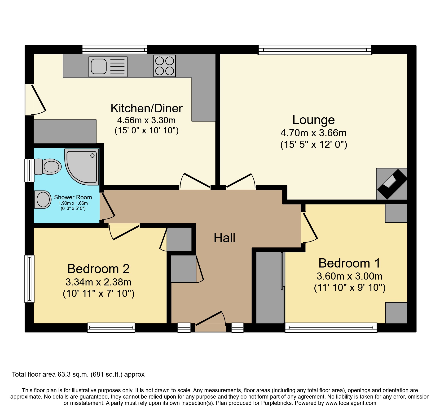 10, Churchill Drive, Martin Dales floorplan