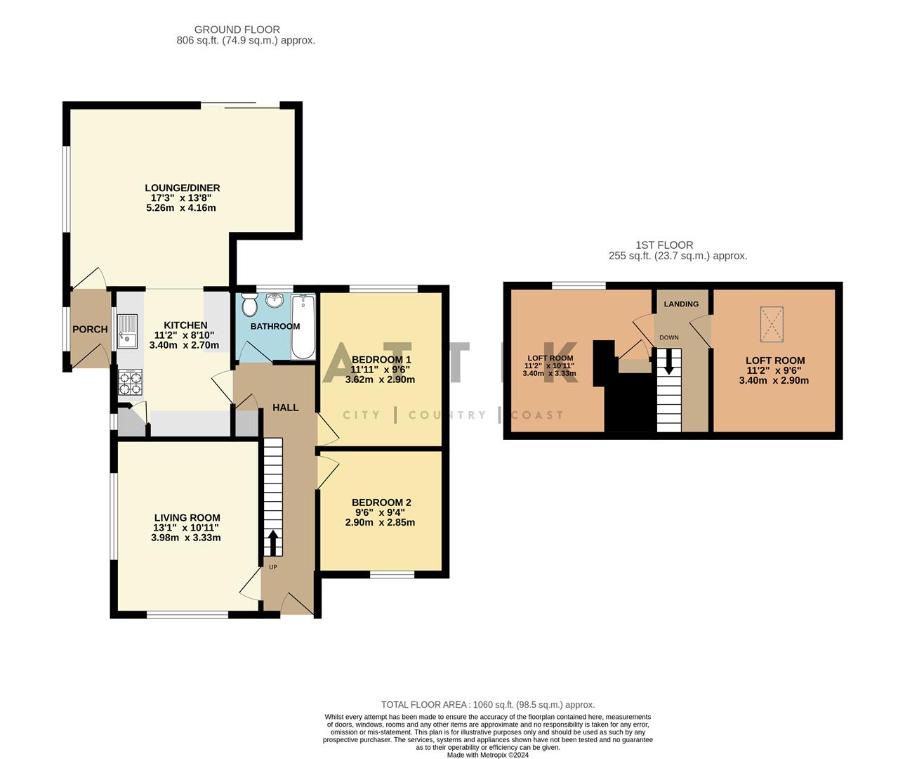 11, Kennedy Close, Halesworth floorplan