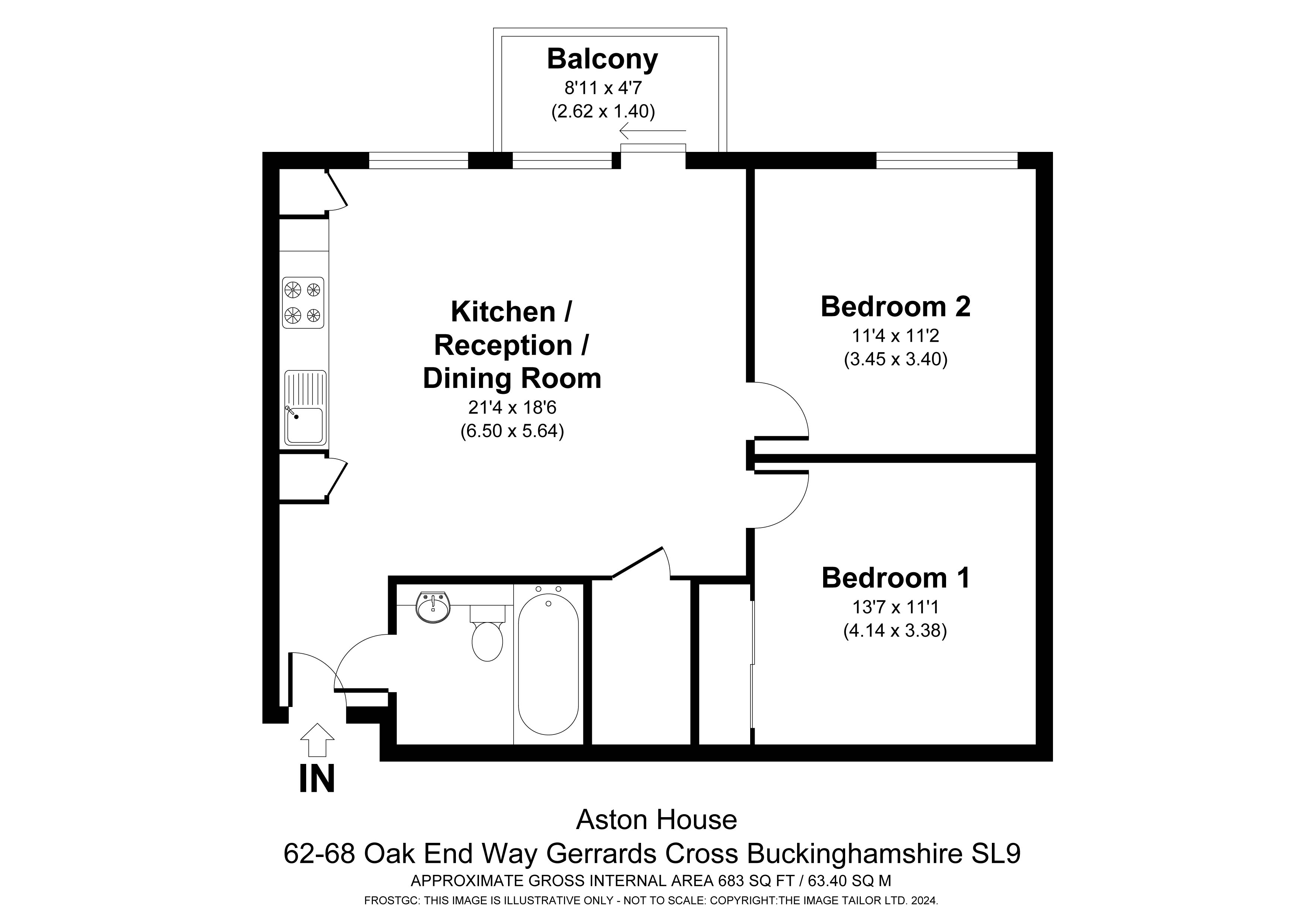 2 bed flat for sale in Oak End Way, Gerrards Cross, Buckinghamshire SL9