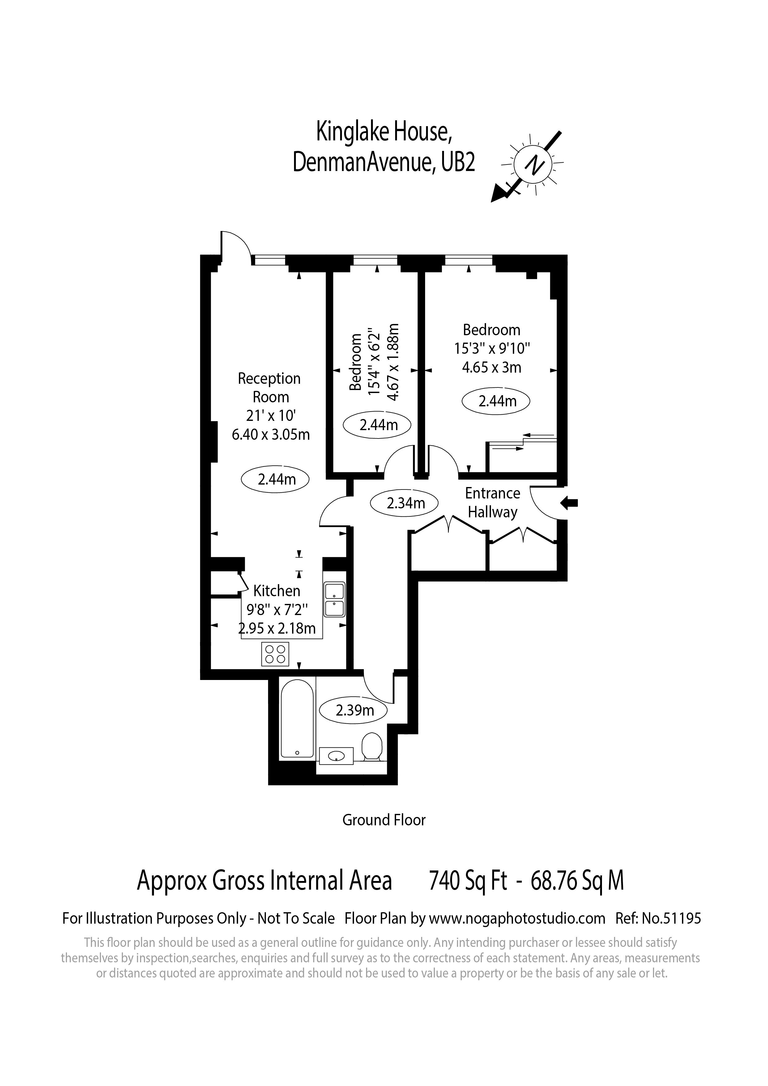 Denman Avenue, London floorplan