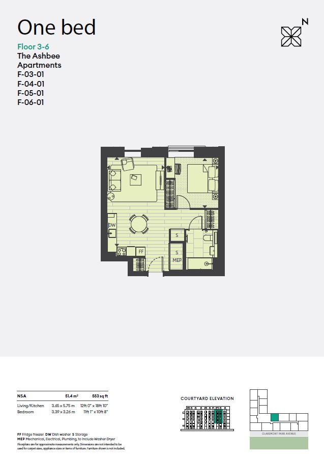 The Ashbee, 20 Parkview Avenue floorplan