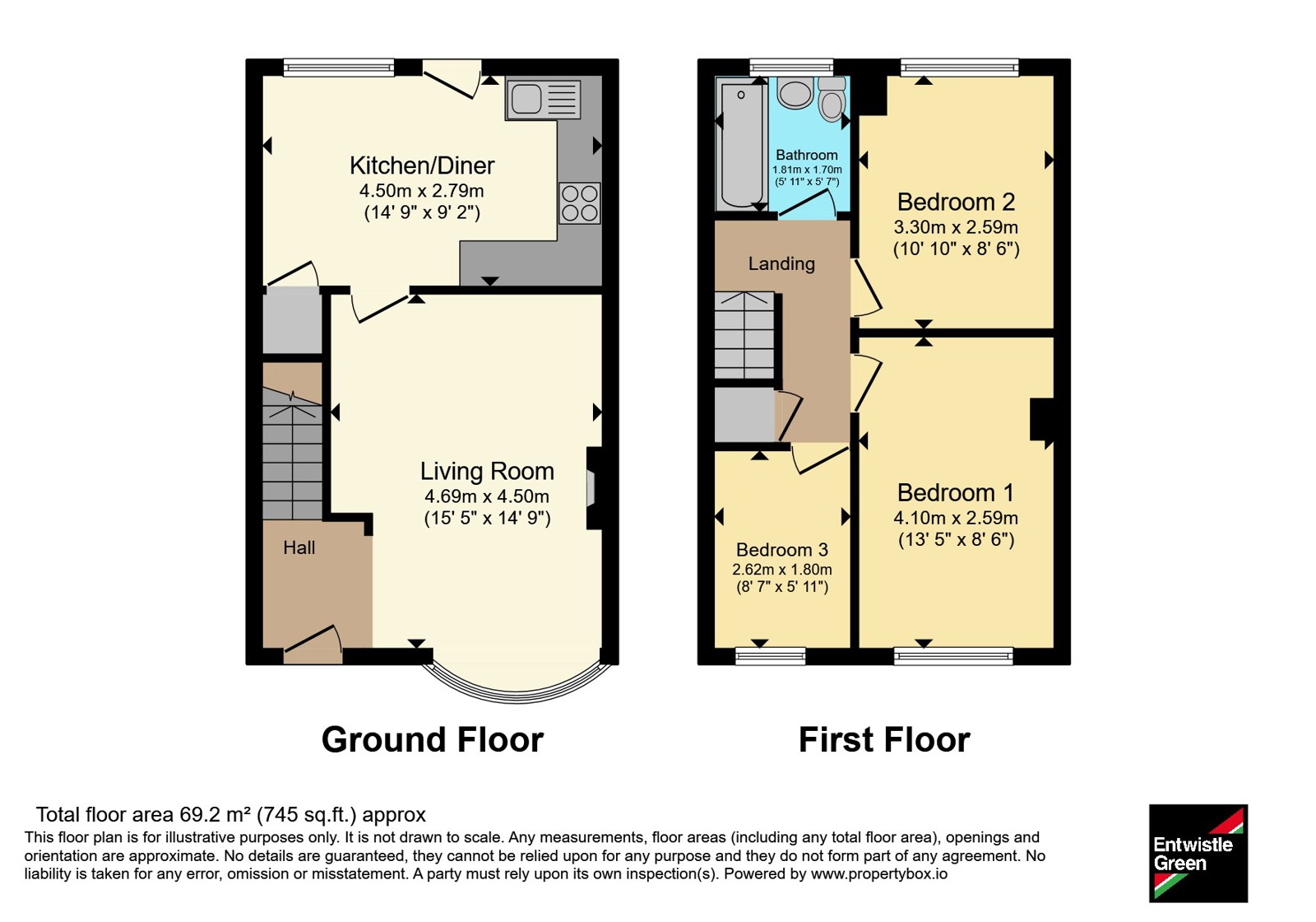 11, Roscoes Court, Bolton floorplan