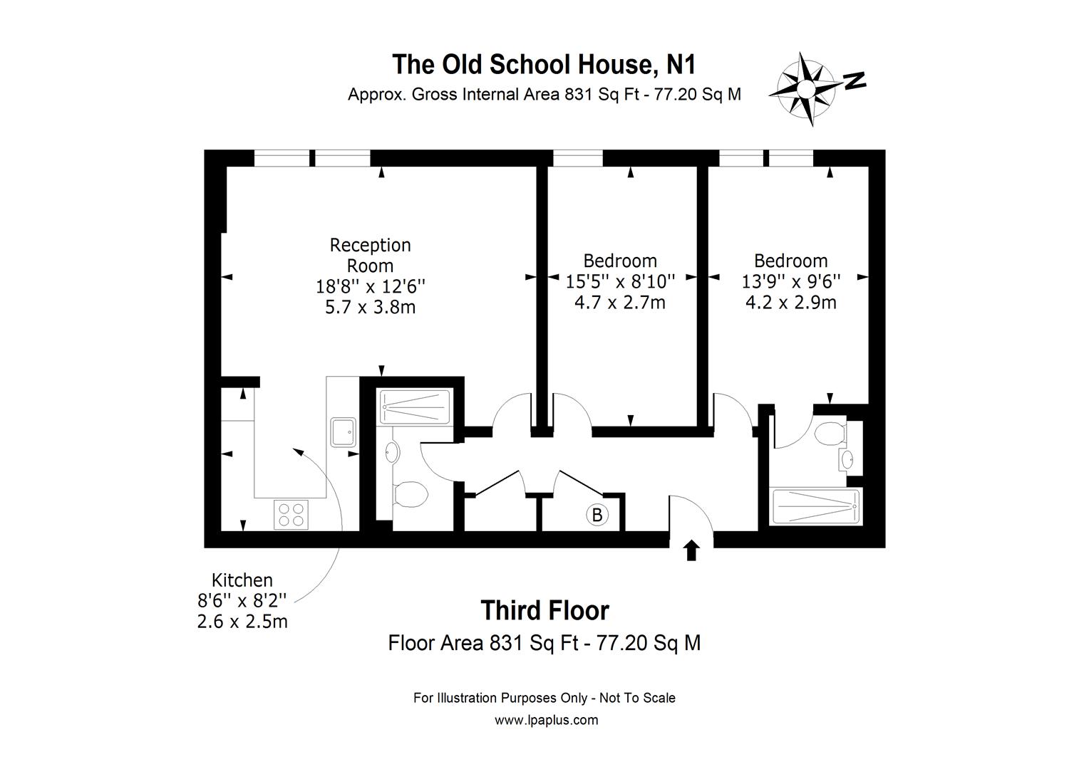York Way, London floorplan