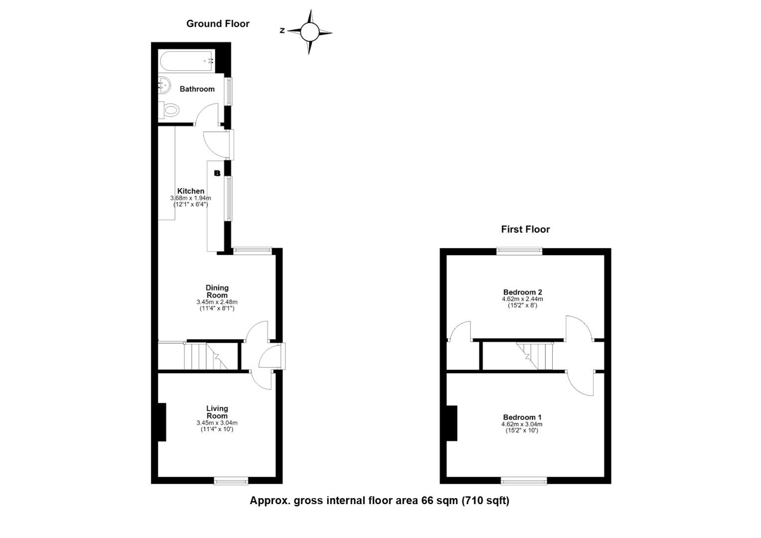 142, Sturton Street, Cambridge floorplan