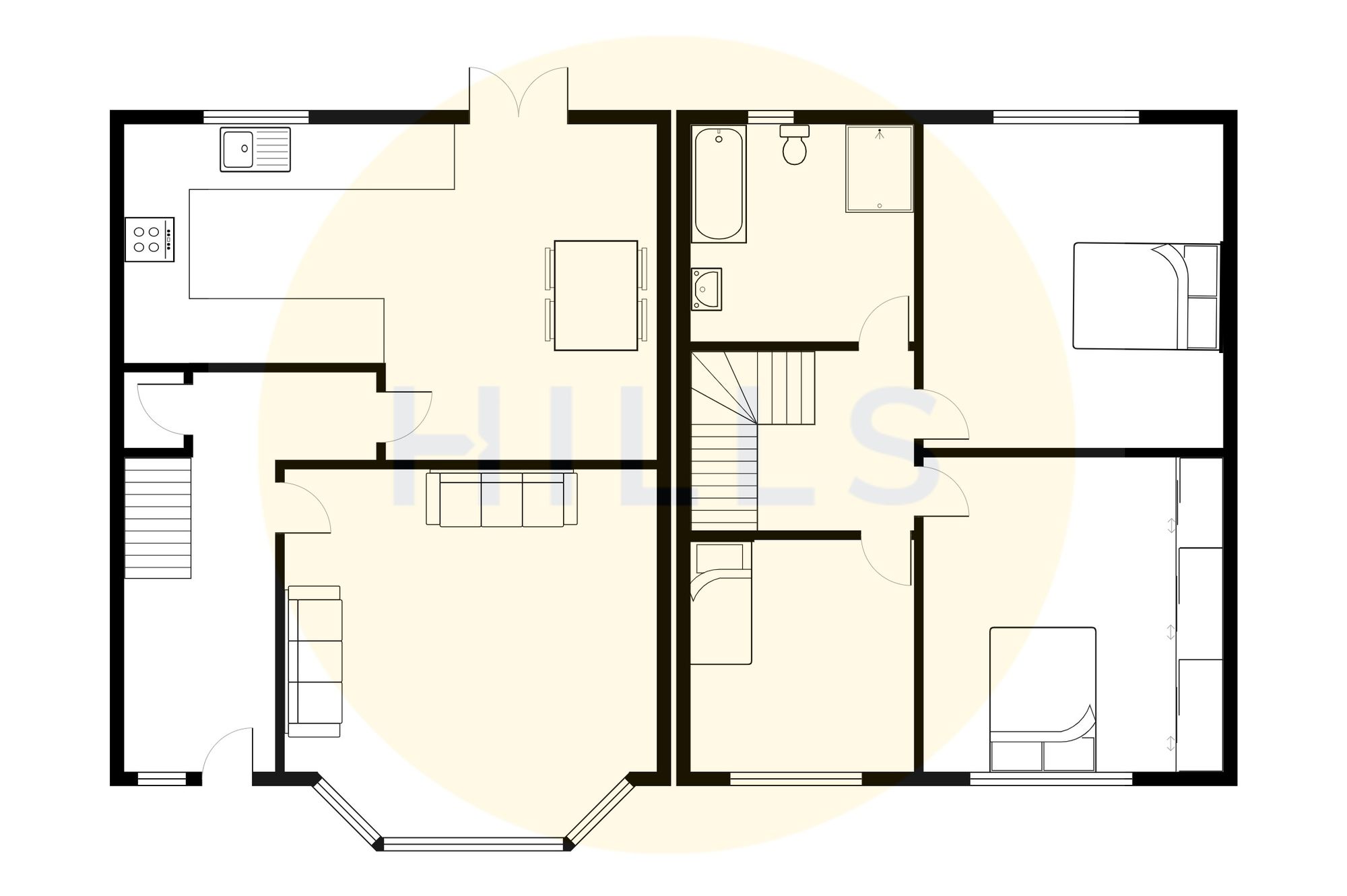 13 Winchester Road, Salford floorplan