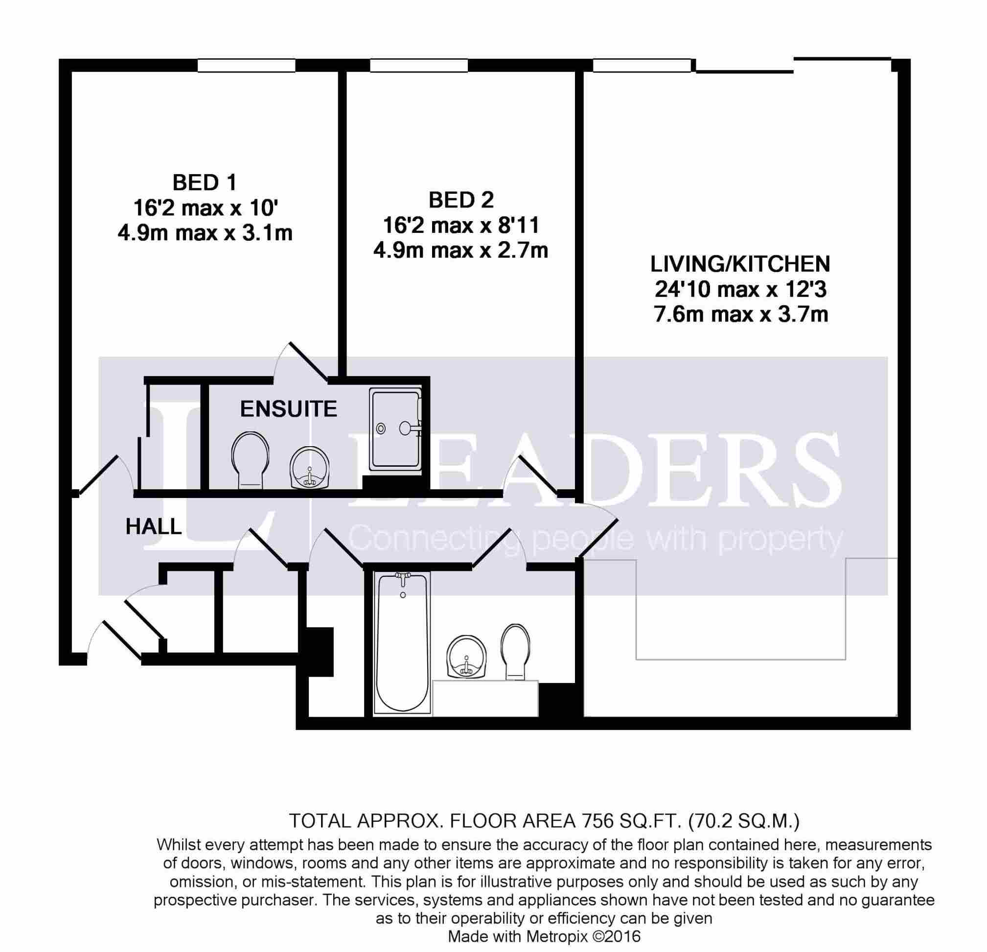 2 Bedrooms Flat to rent in Blackfriars Court, Newsom Place, St Albans AL1