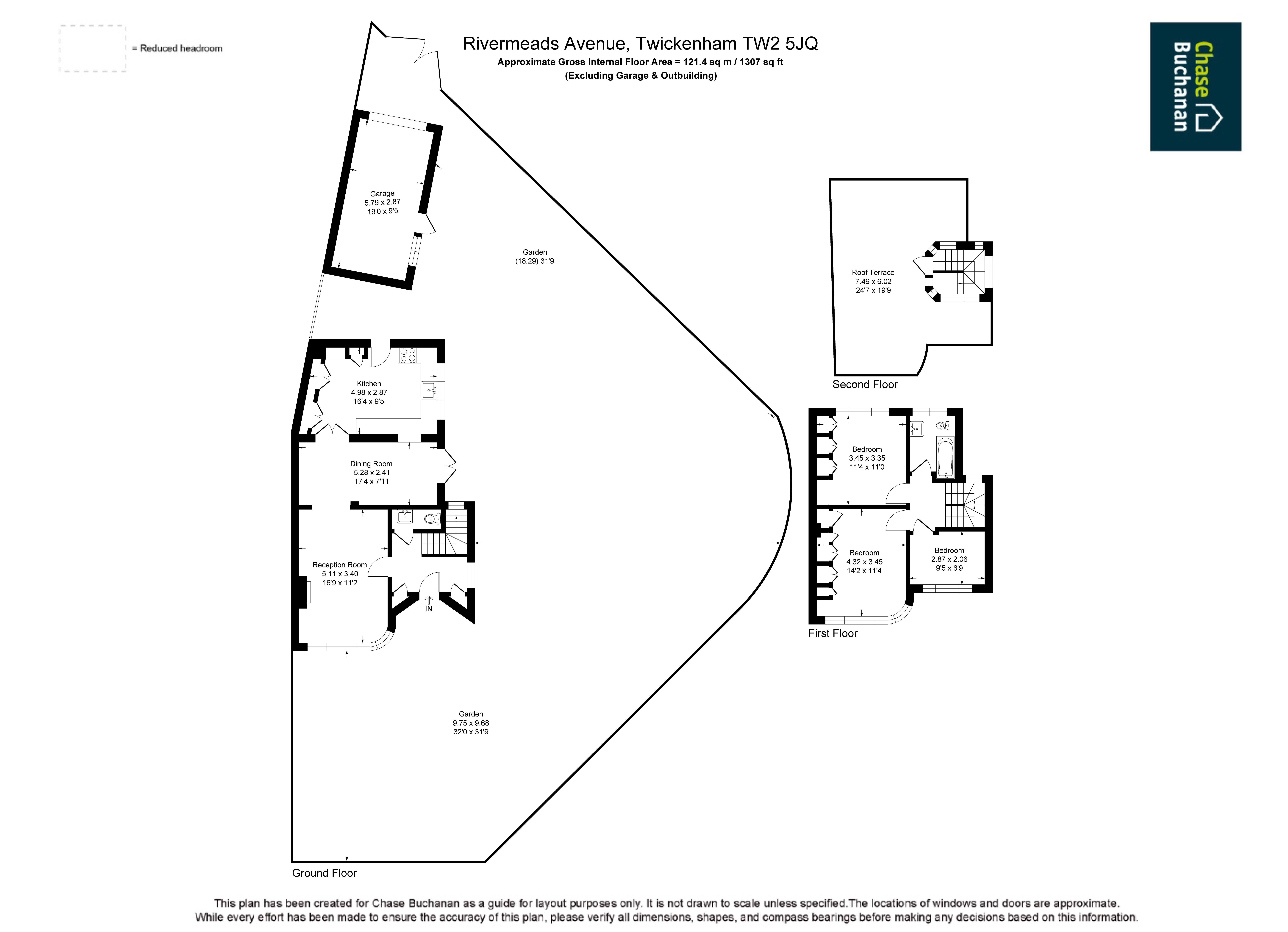 40, Rivermeads Avenue, Twickenham floorplan
