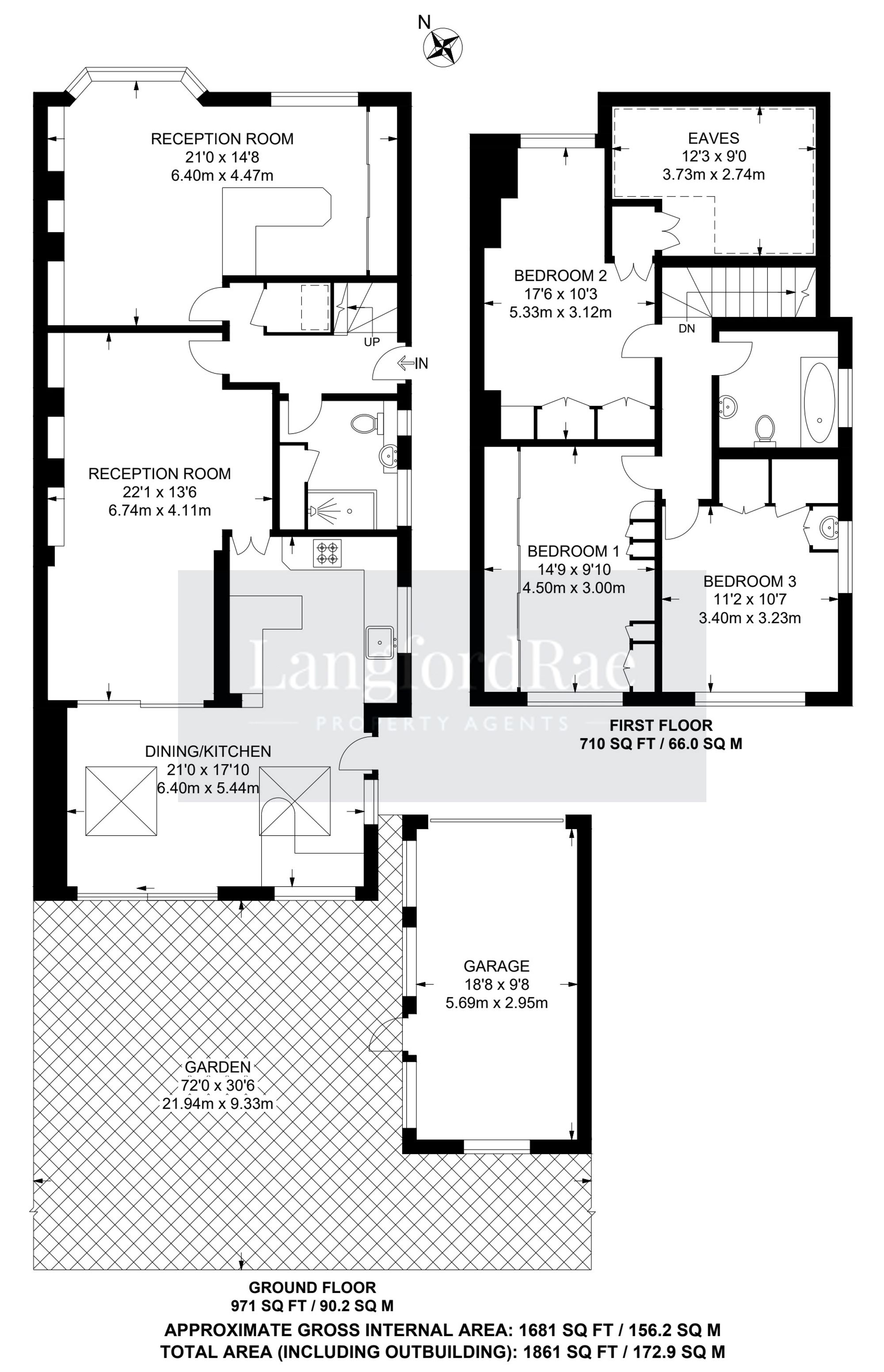 152 Repton Road, Orpington floorplan
