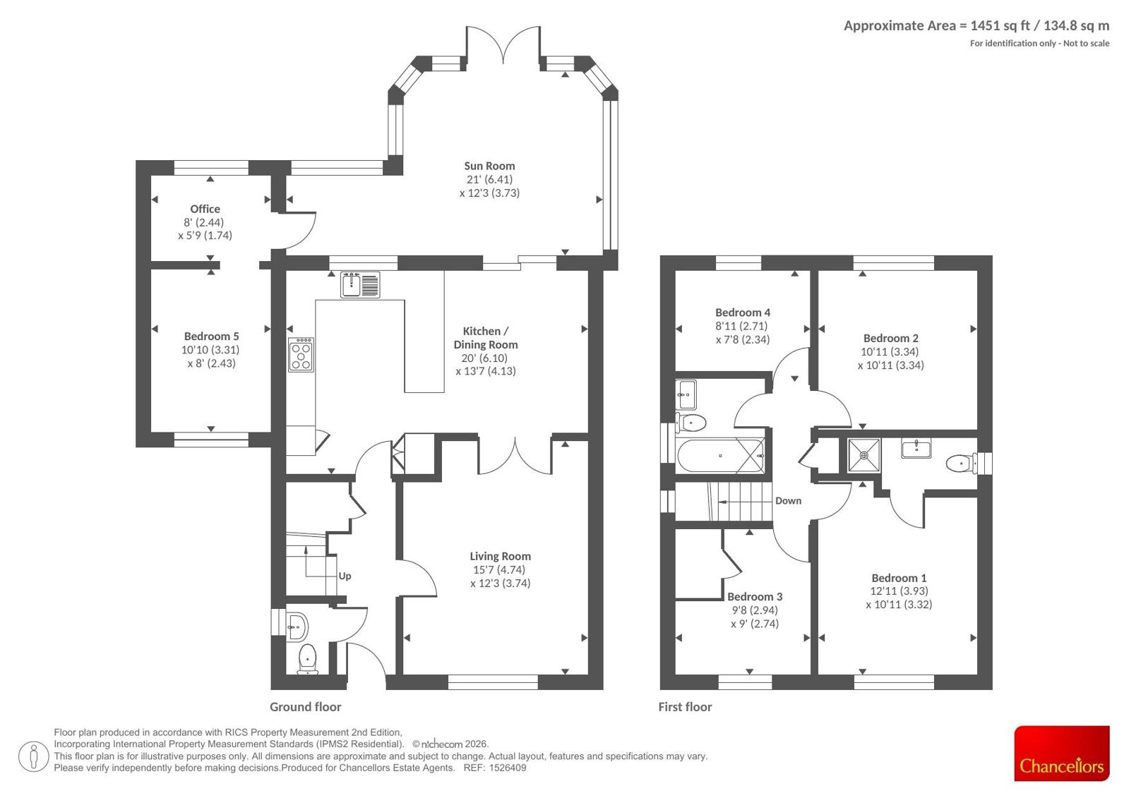 8, Heenan Close, Camberley floorplan