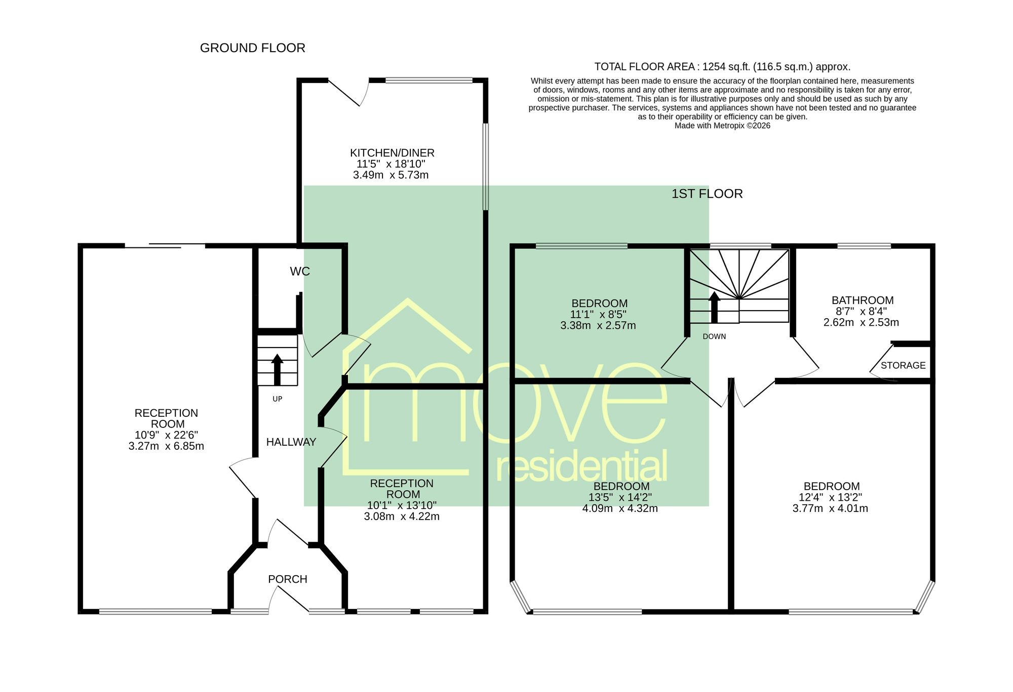 11 Westway, Wirral floorplan
