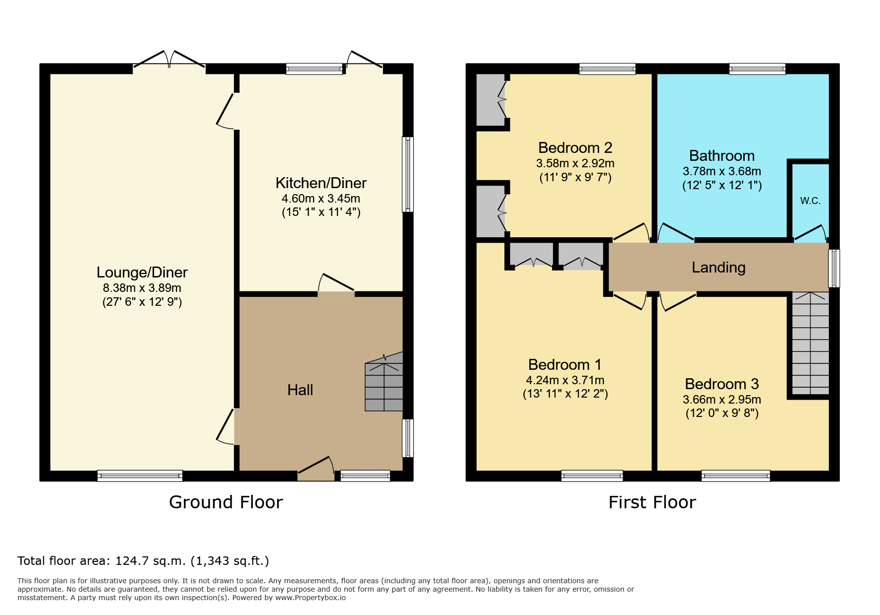 41 Chestnut Road, Leicester floorplan