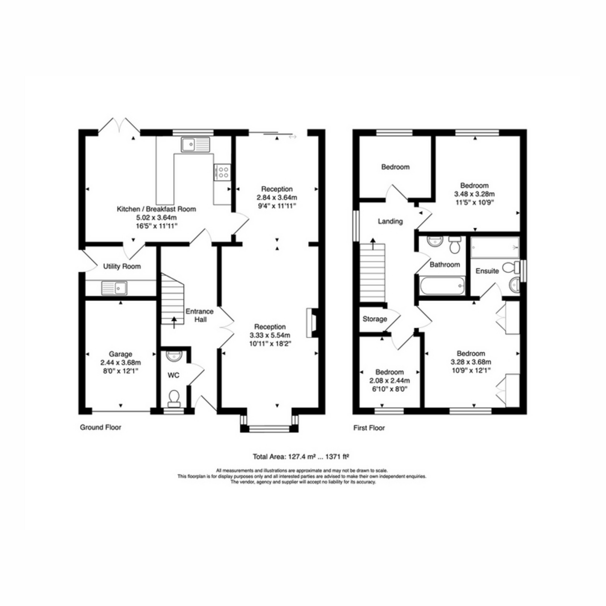 3, Collins Close, Leicester floorplan