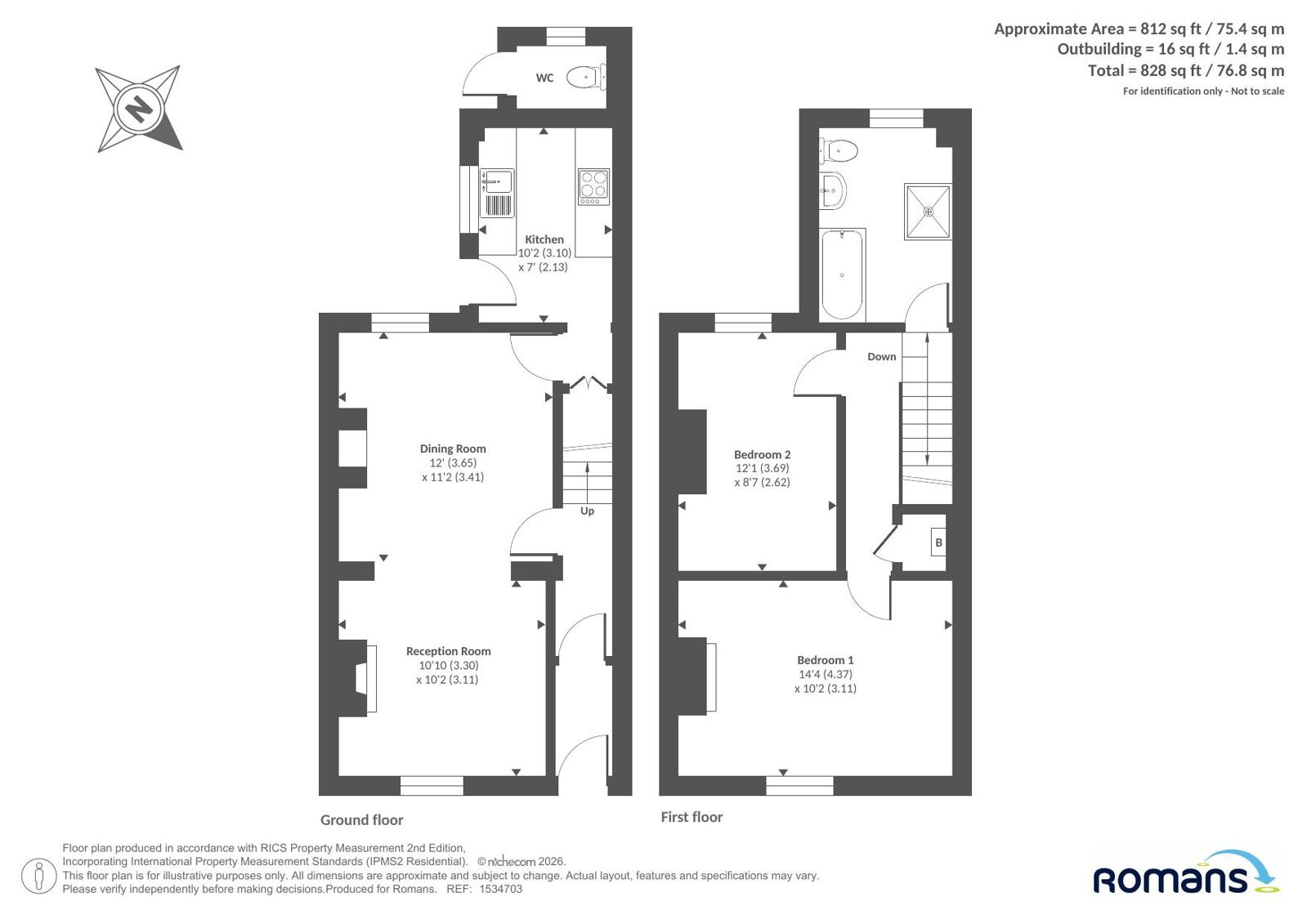 Westfield Road, Reading floorplan