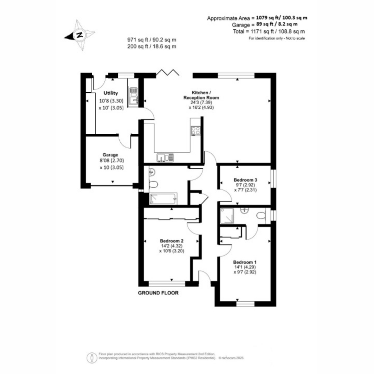9, Jennings Close, Bognor Regis floorplan