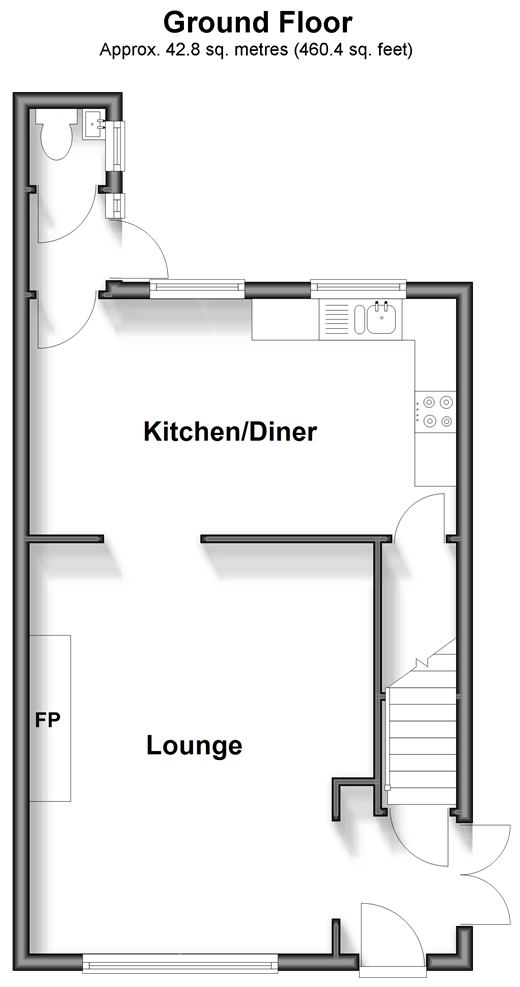 The Street, Newington floorplan