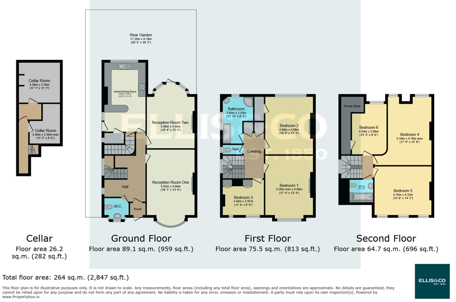 44, Woodstock Road, Golders Green floorplan