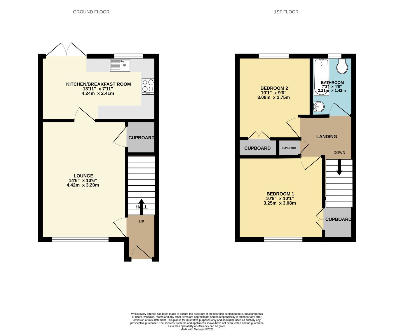 27, Danebury Walk, Camberley floorplan
