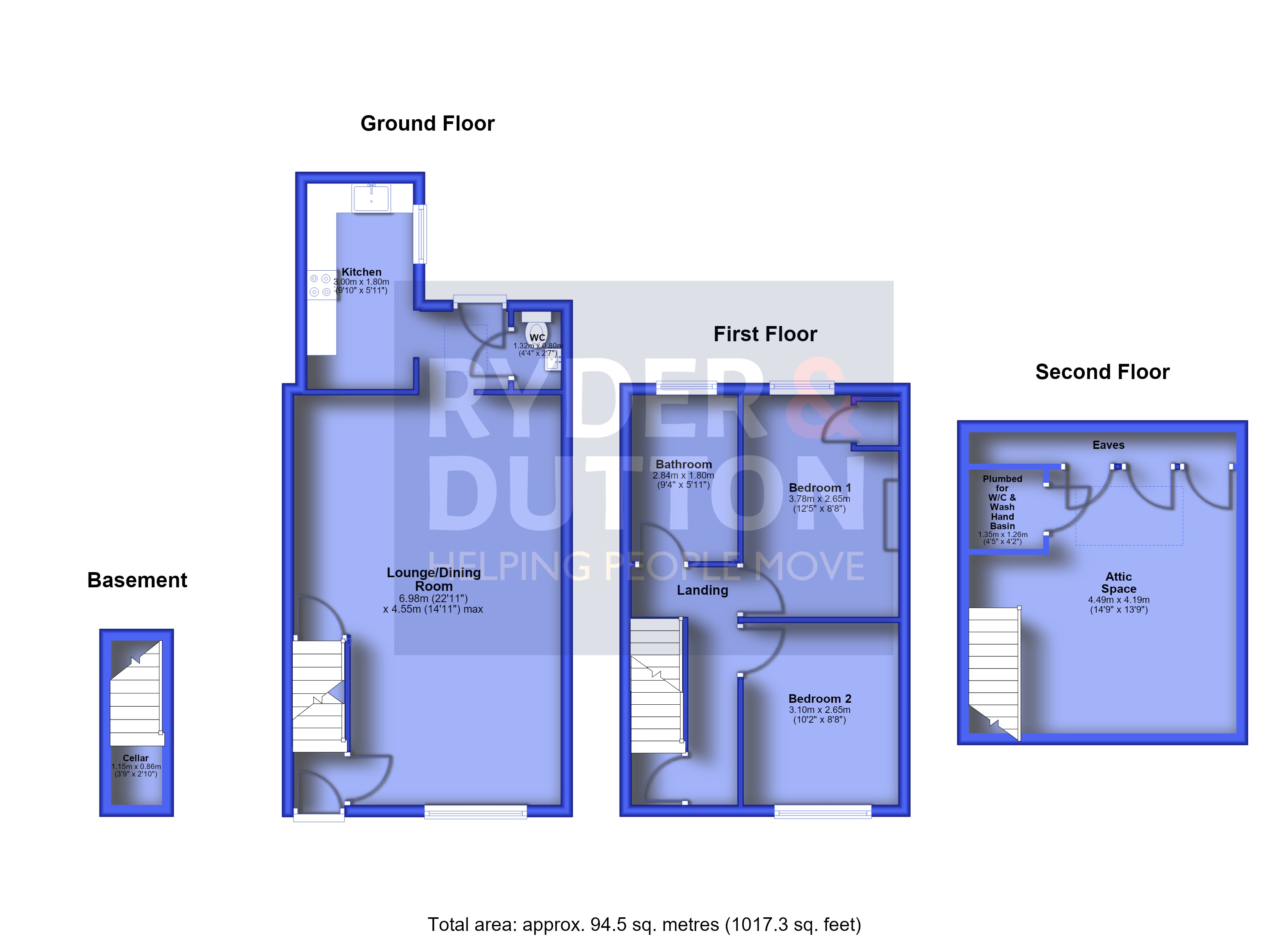11, Booth Place, Rossendale floorplan