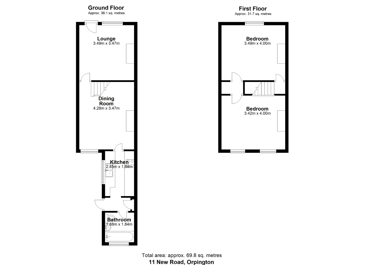 11, New Road, Orpington floorplan