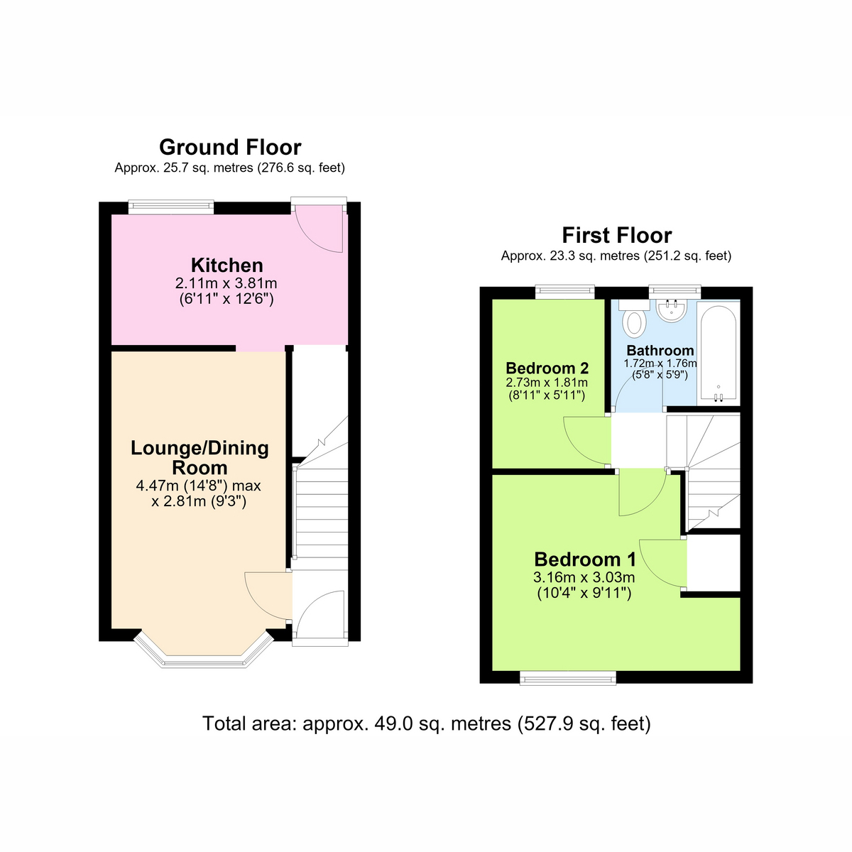 73, Duston Road, Northampton floorplan