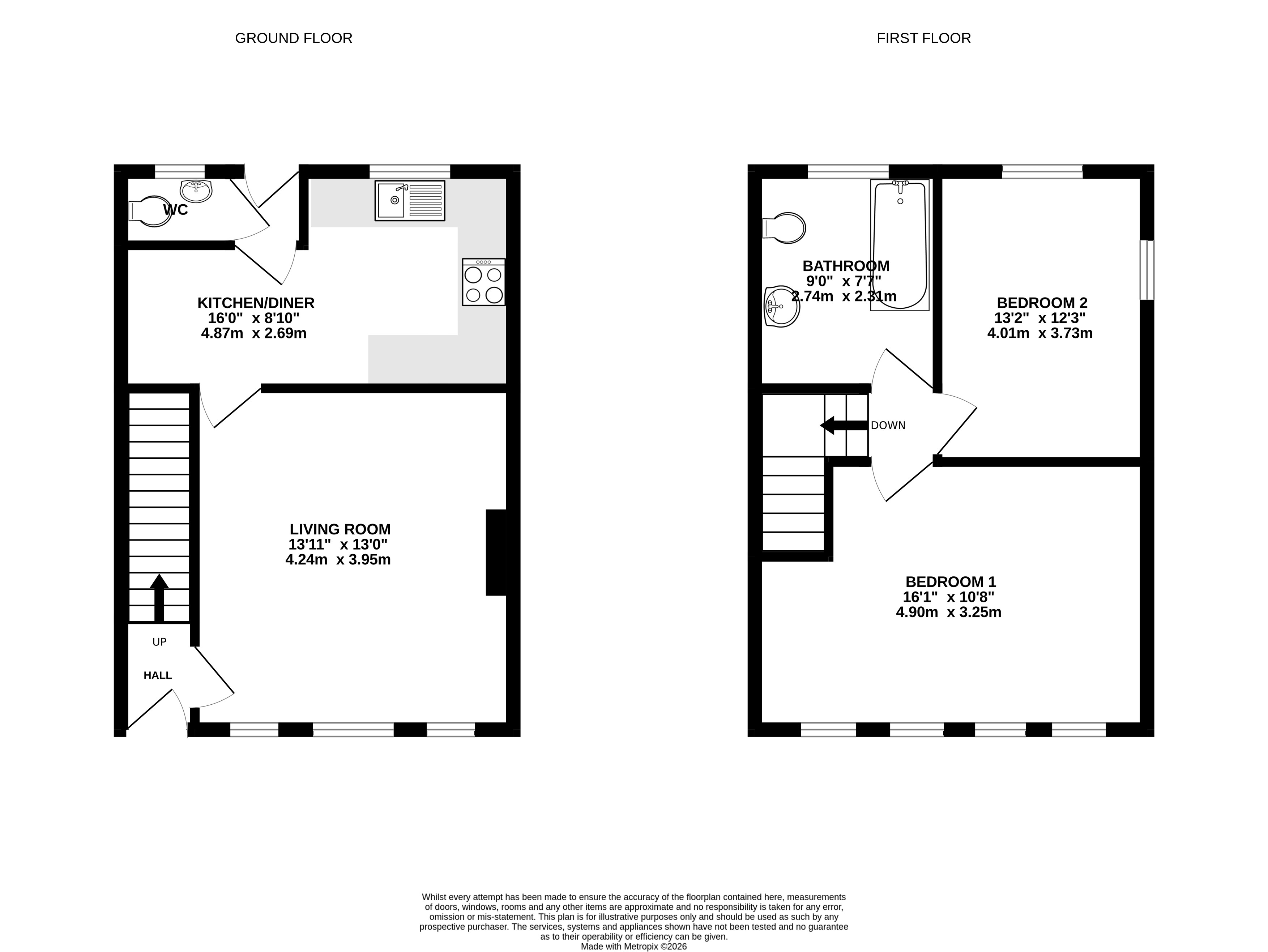 12, Southgate, Taunton floorplan
