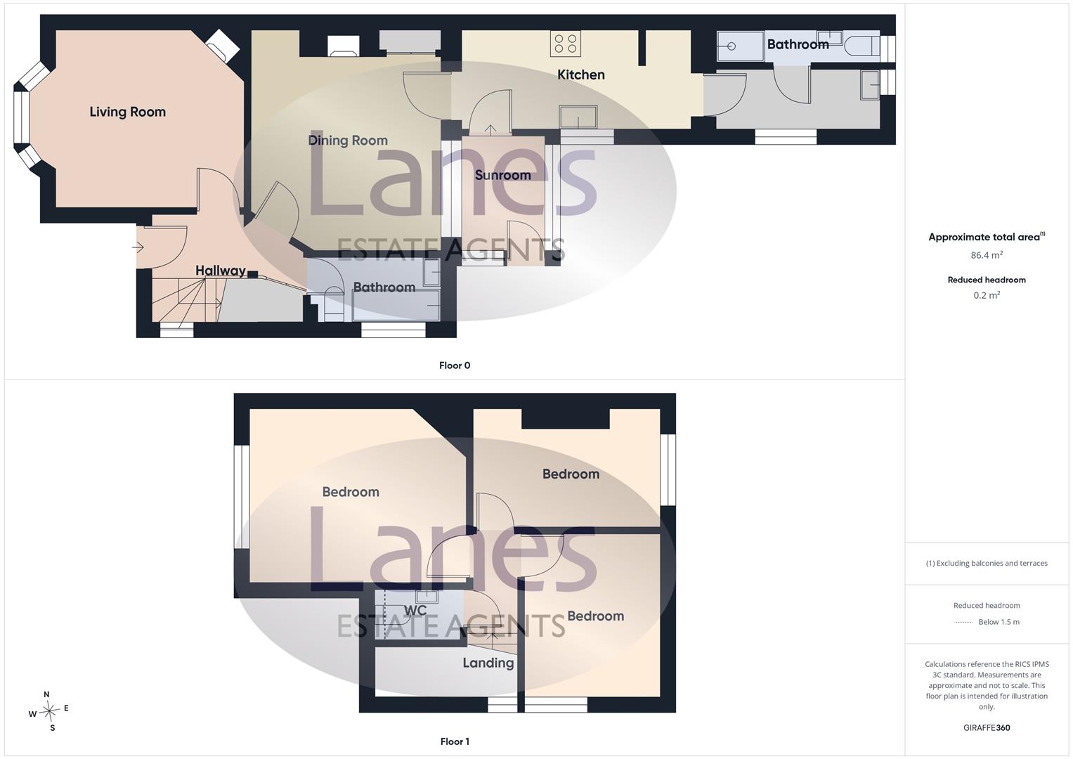 9, Blanche Lane, Potters Bar floorplan