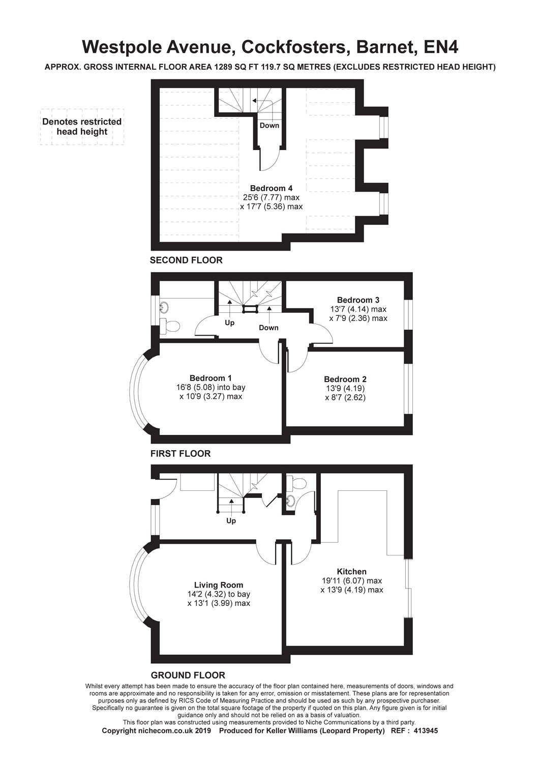 4 Bedrooms Terraced house for sale in Westpole Avenue, Cockfosters, London EN4