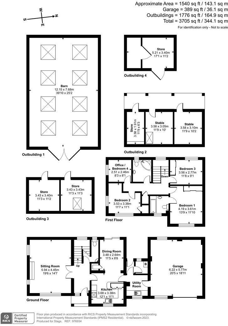Barton House,, East Down, Devon floorplan