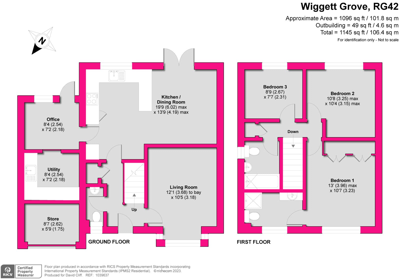 28, Wiggett Grove, Bracknell floorplan