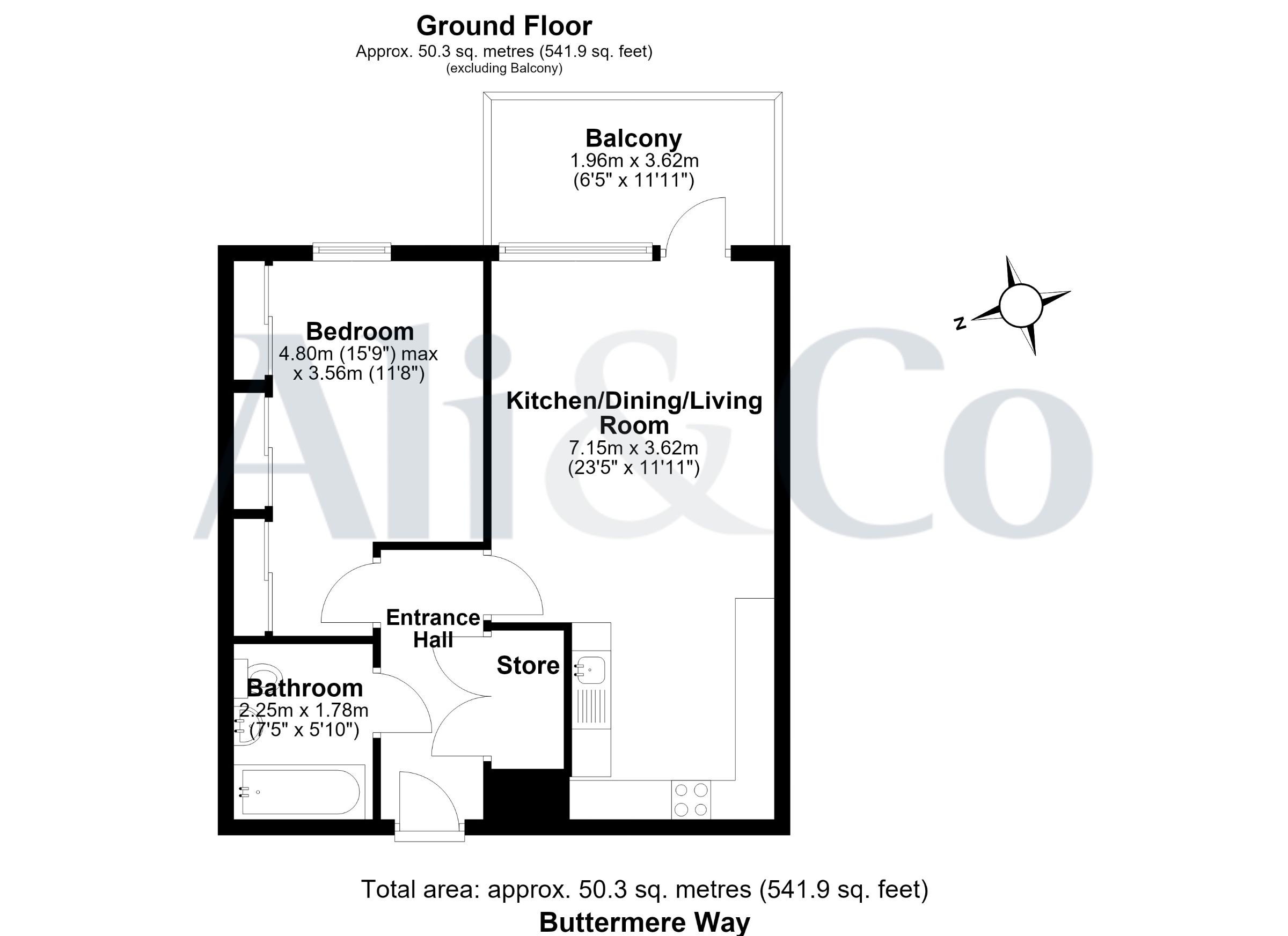 74 Buttermere Way, Grays floorplan