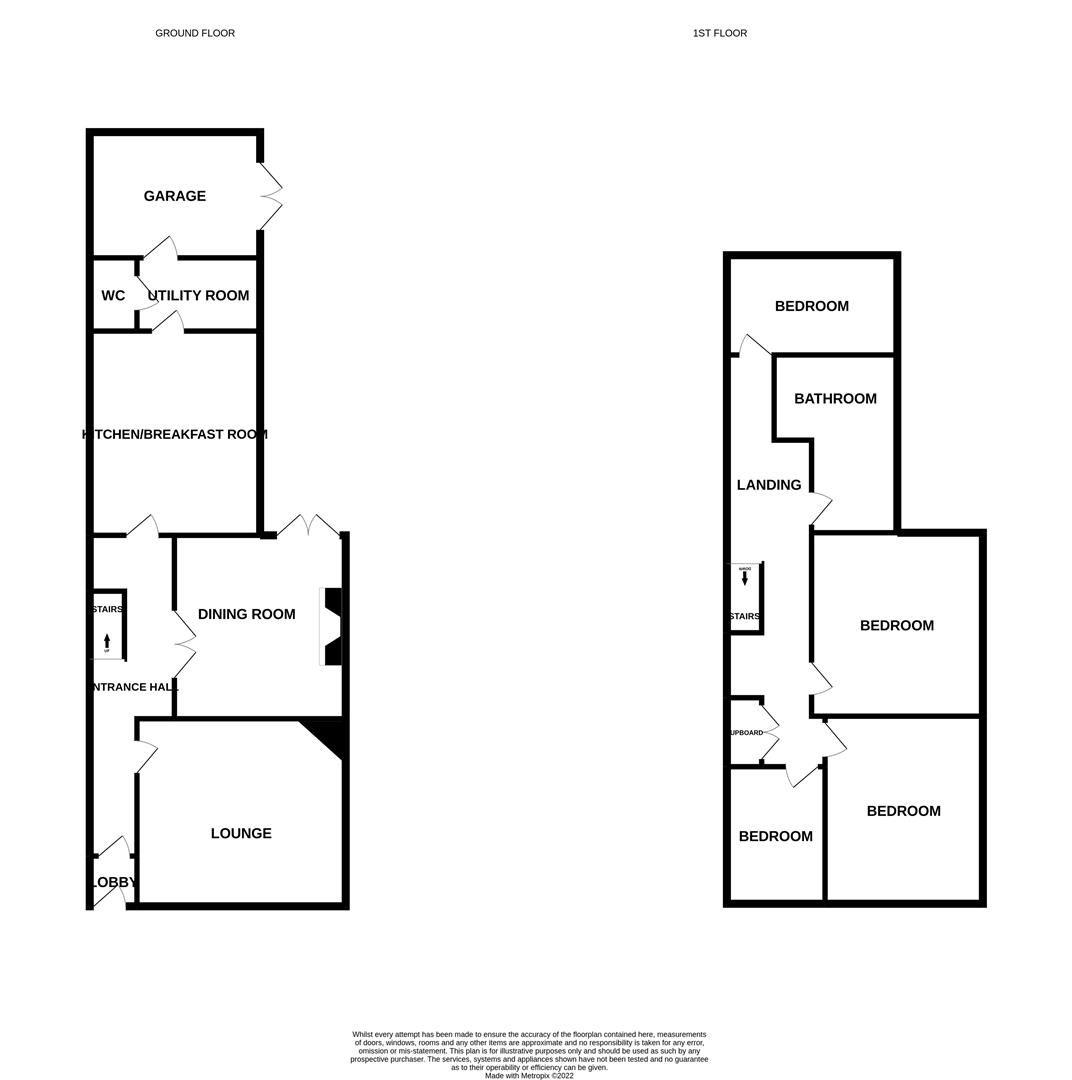 6, Main Street South, Seghill floorplan