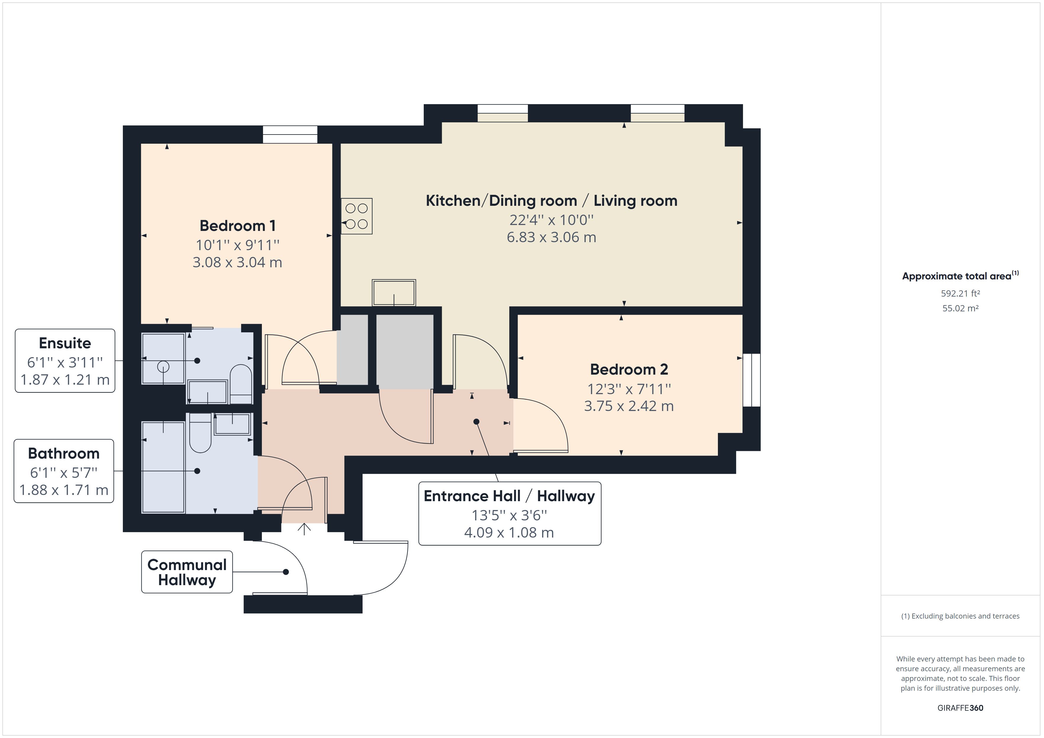 MARKETING CARD - Flat 12, Perseus,, Francis Close, Berkshire floorplan